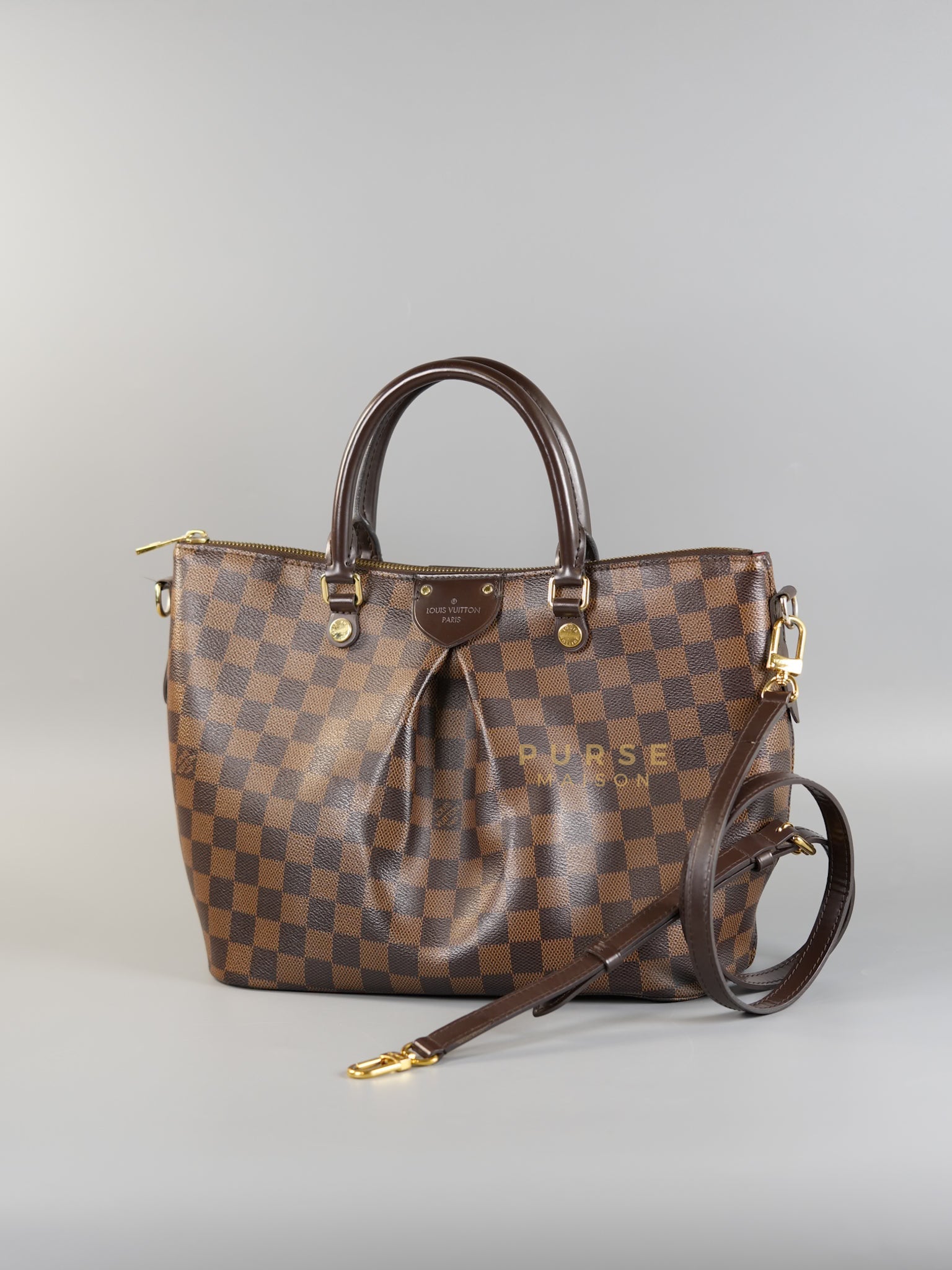 Siena MM in Damier Ebene (Date Code: TJ2105) | Purse Maison Luxury Bags Shop