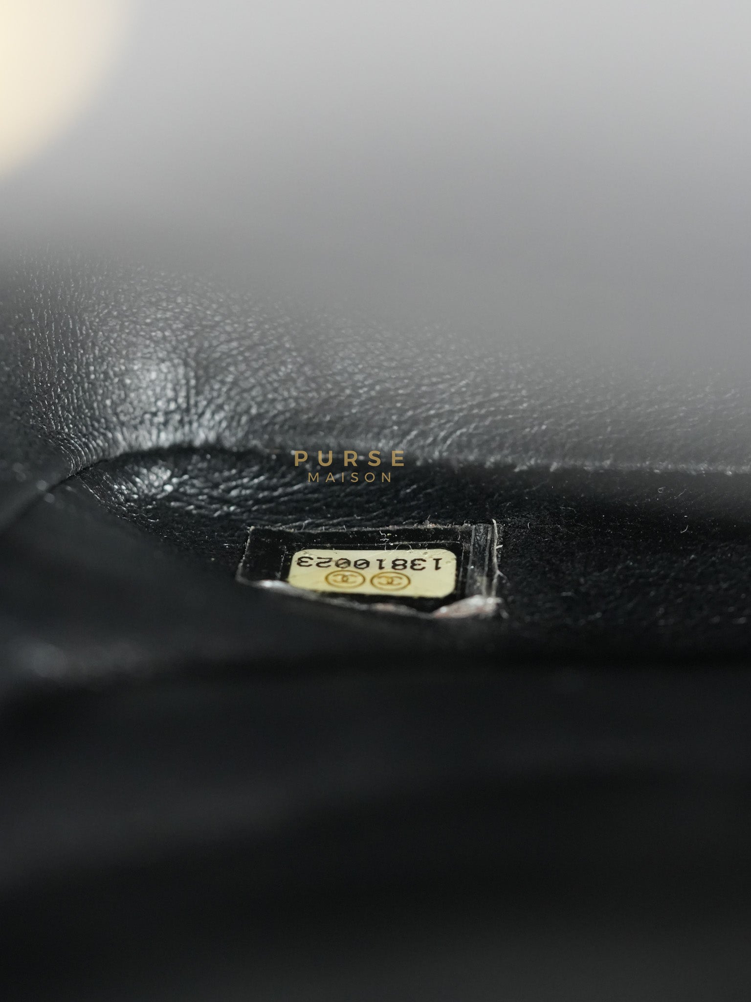 Single Flap Maxi Bag in Black Caviar Leather Gold Hardware Series 13) | Purse Maison Luxury Bags Shop