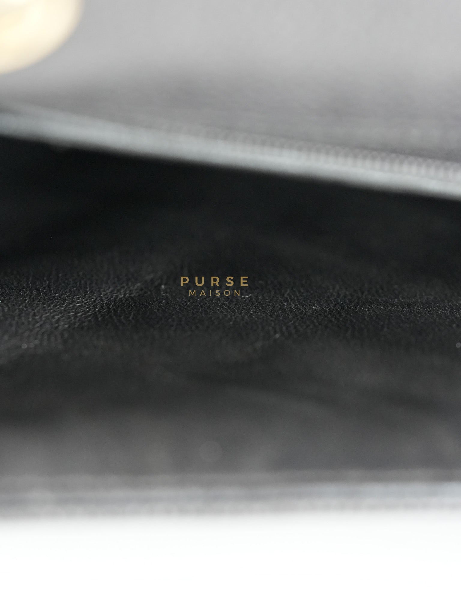 Single Flap Maxi Bag in Black Caviar Leather Gold Hardware Series 13) | Purse Maison Luxury Bags Shop
