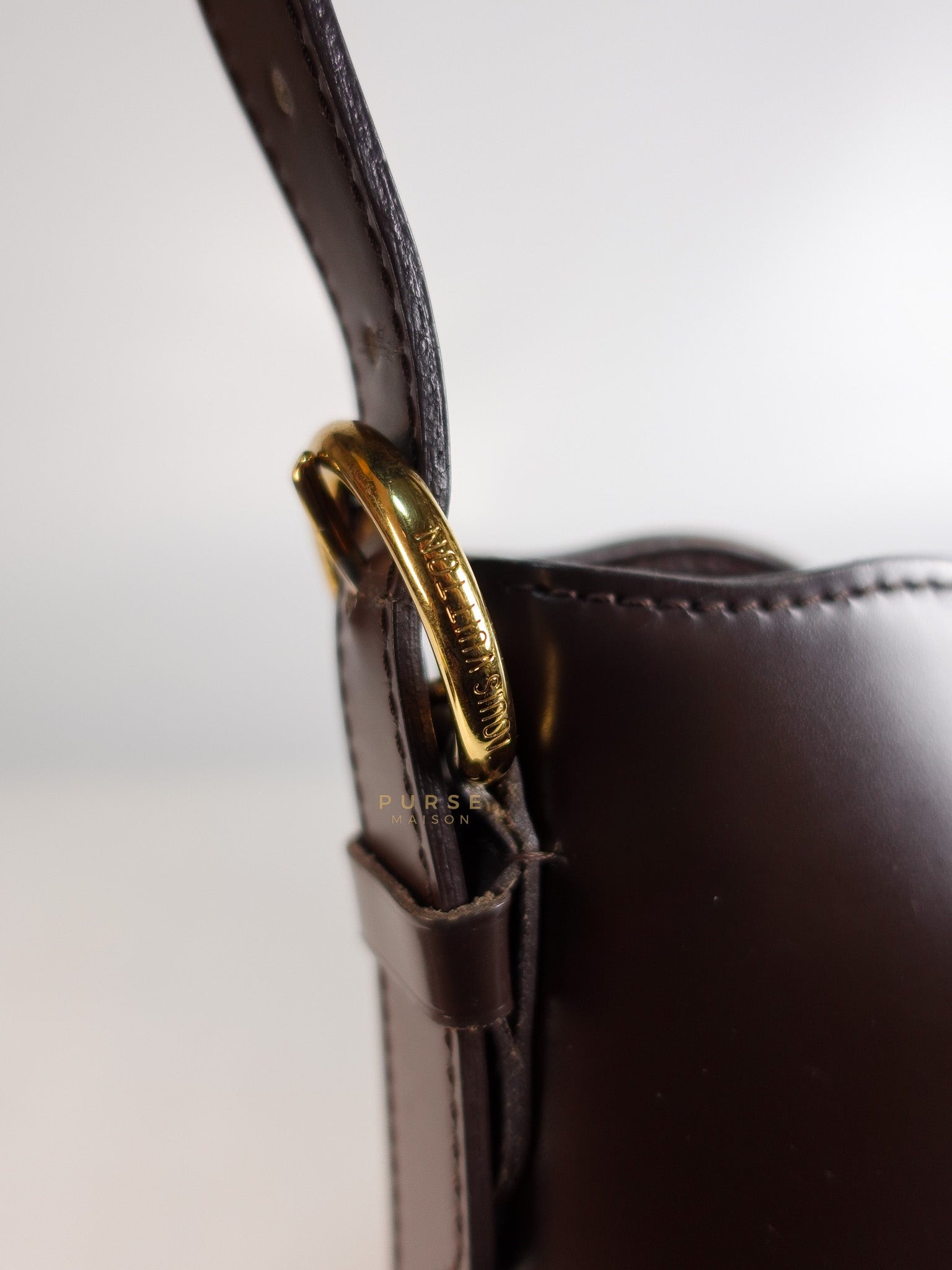 Sistina Bag MM in Brown Damier Ebene Canvas (Date Code: VI2100) | Purse Maison Luxury Bags Shop