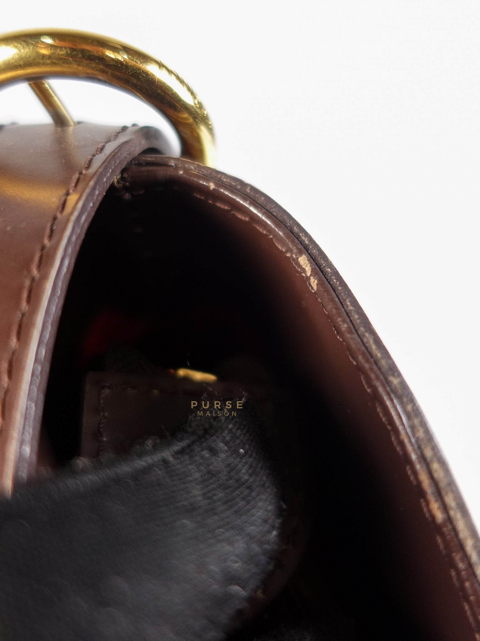 Sistina Bag MM in Brown Damier Ebene Canvas (Date Code: VI2100) | Purse Maison Luxury Bags Shop