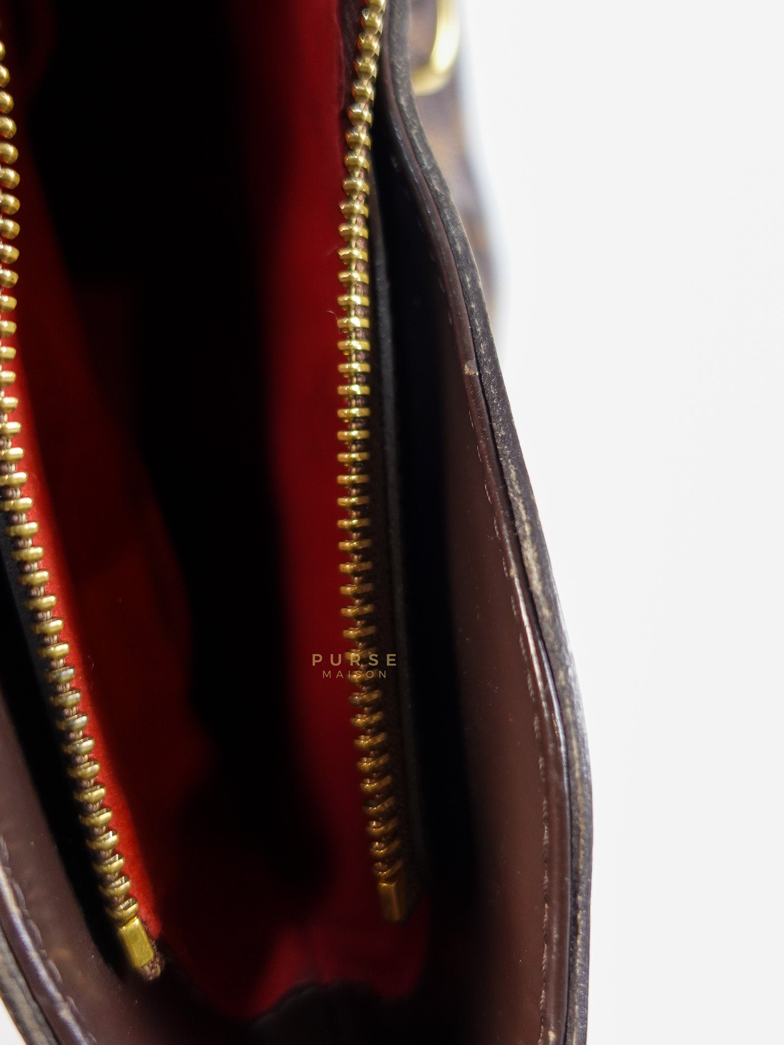 Sistina Bag MM in Brown Damier Ebene Canvas (Date Code: VI2100) | Purse Maison Luxury Bags Shop