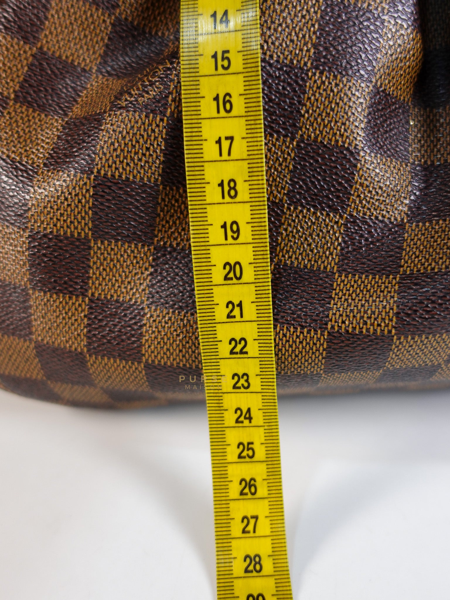 Sistina Bag MM in Brown Damier Ebene Canvas (Date Code: VI2100) | Purse Maison Luxury Bags Shop