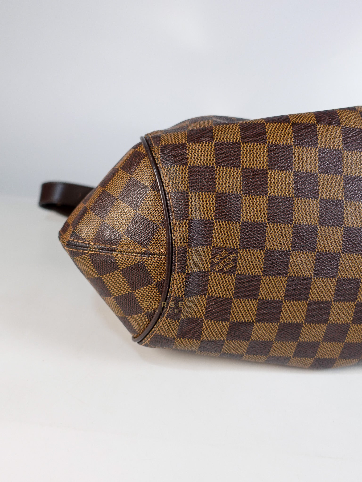 Sistina Bag MM in Brown Damier Ebene Canvas (Date Code: VI2100) | Purse Maison Luxury Bags Shop