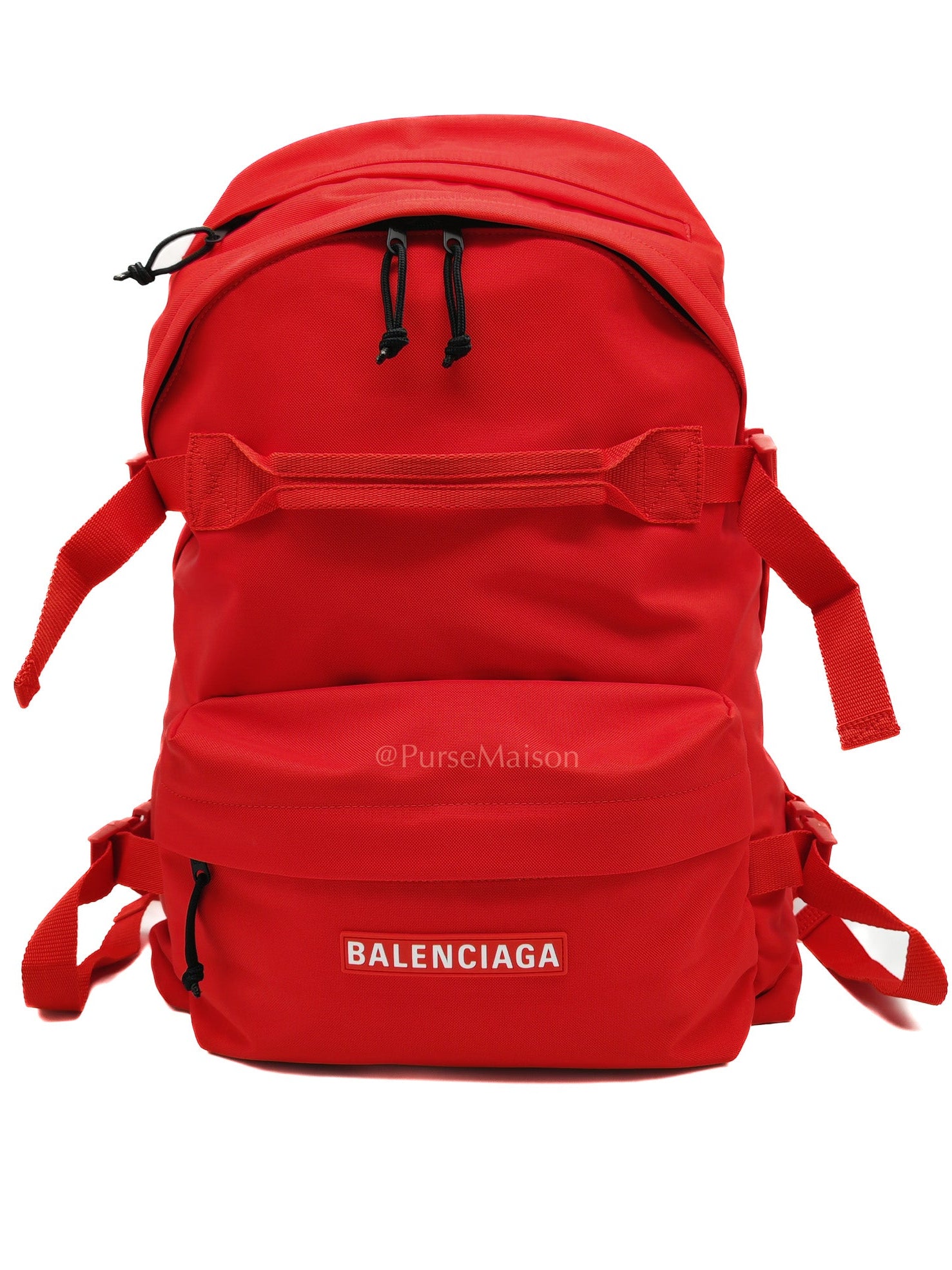 Skiwear in Red Nylon Backpack | Purse Maison Luxury Bags Shop