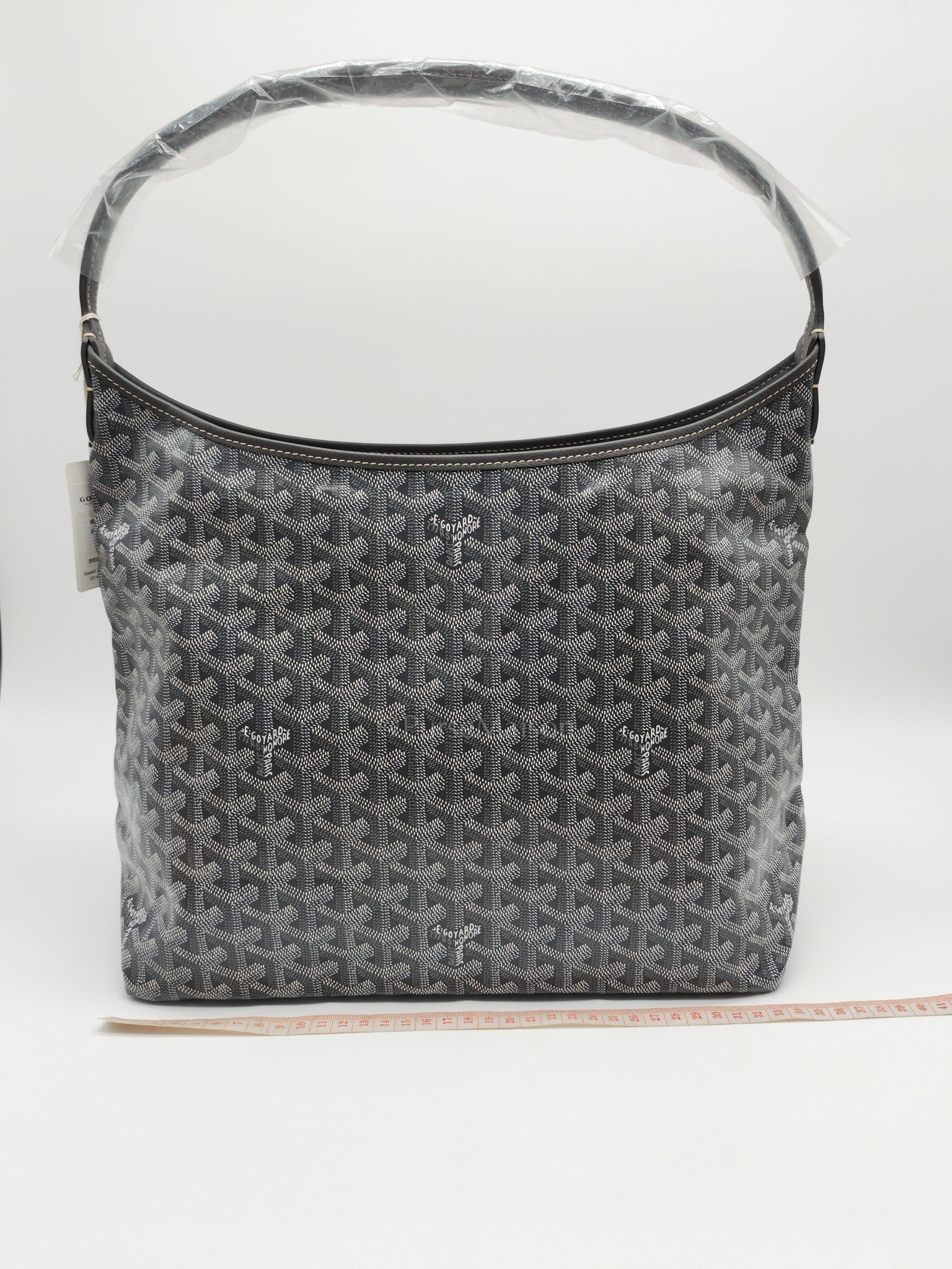 Boheme PM in Gray Goyardine Canvas Hobo Bag