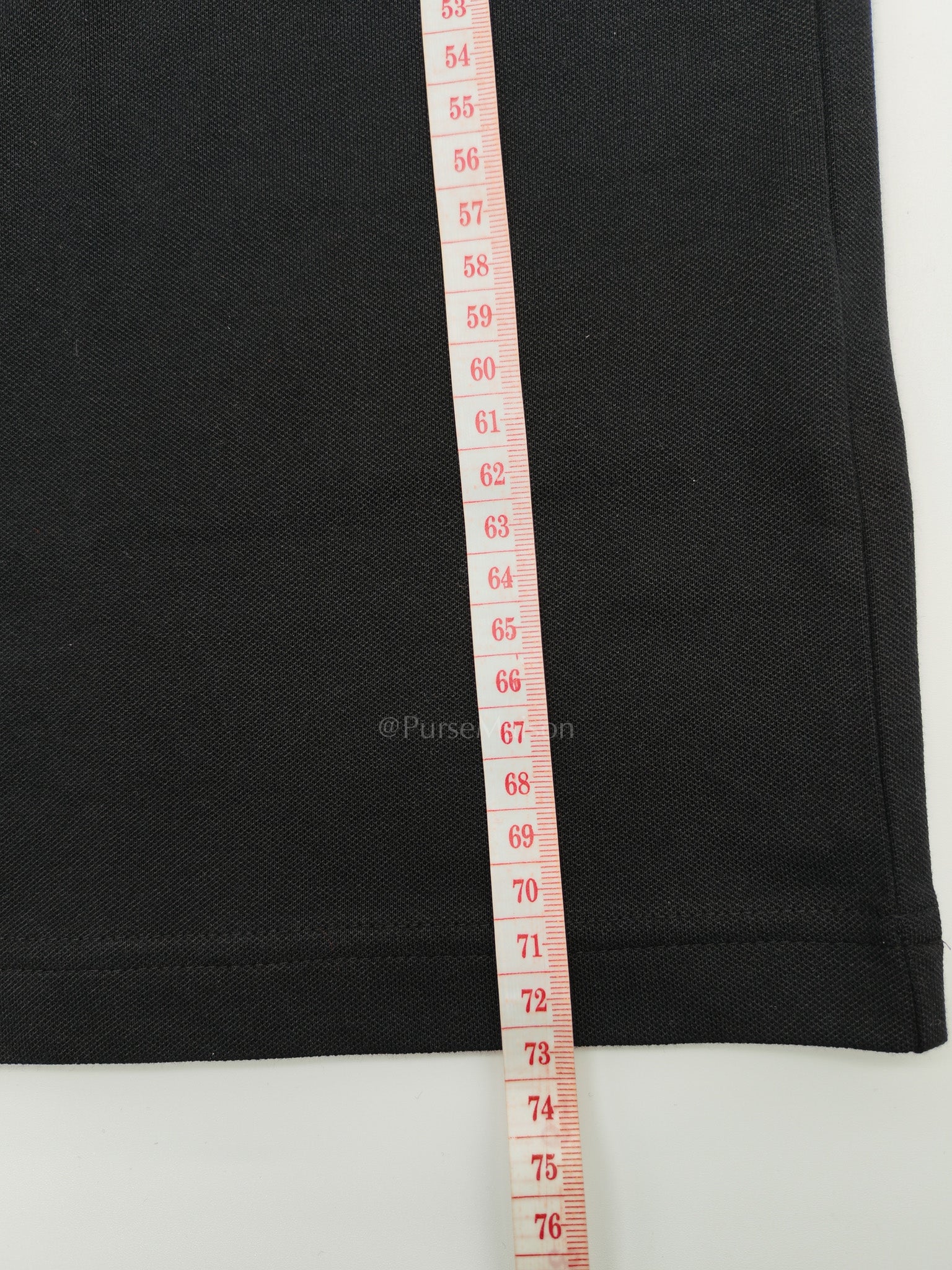 Slim Fit Polo Shirt for Men Black Size XL | Purse Maison Luxury Bags Shop
