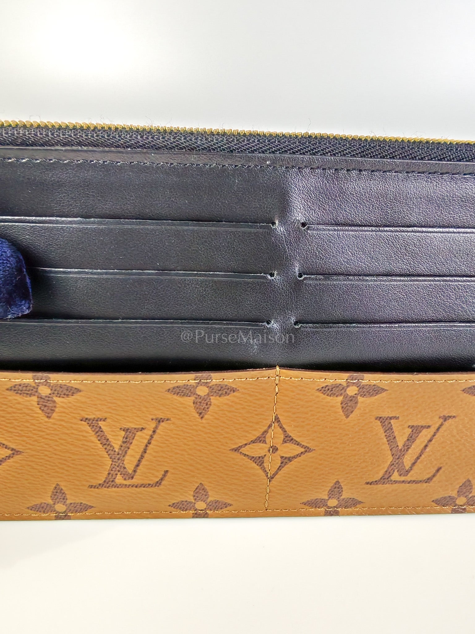 Slim Purse in Reverse Monogram Canvas (Date code: GI0241) | Purse Maison Luxury Bags Shop