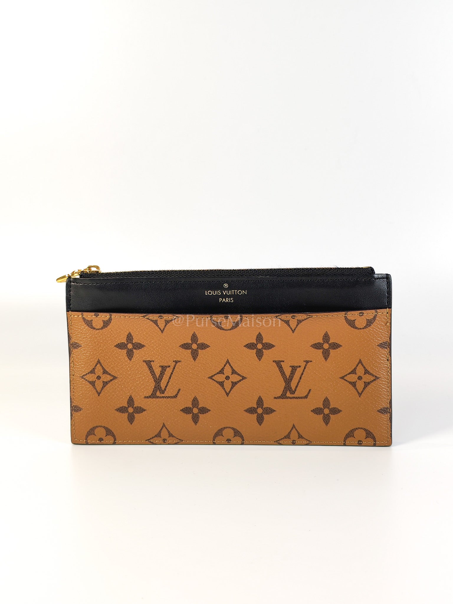 Slim Purse in Reverse Monogram Canvas (Date code: GI0241) | Purse Maison Luxury Bags Shop