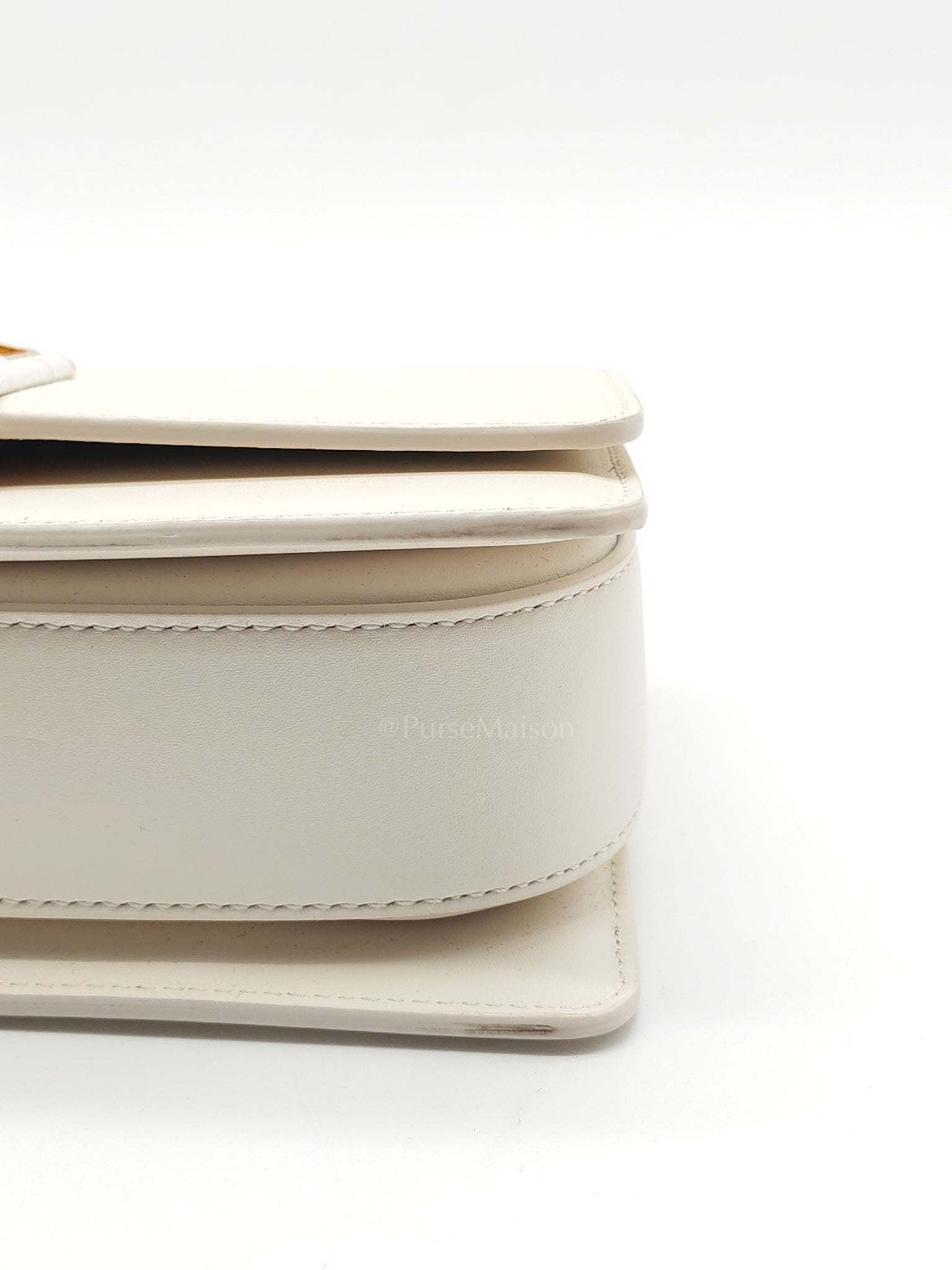 Small 4G Sliding Chain Ivory White Shoulder Bag | Purse Maison Luxury Bags Shop