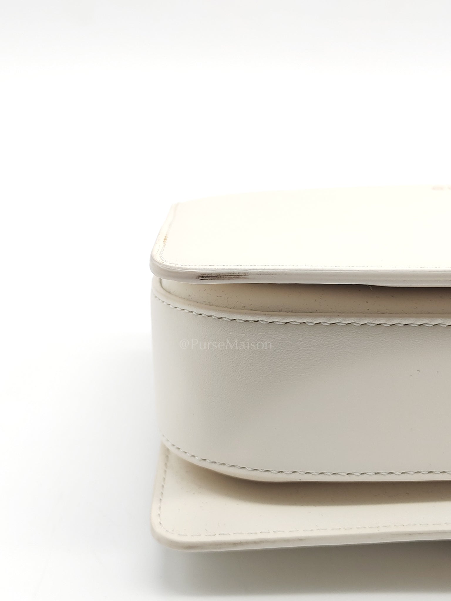 Small 4G Sliding Chain Ivory White Shoulder Bag | Purse Maison Luxury Bags Shop