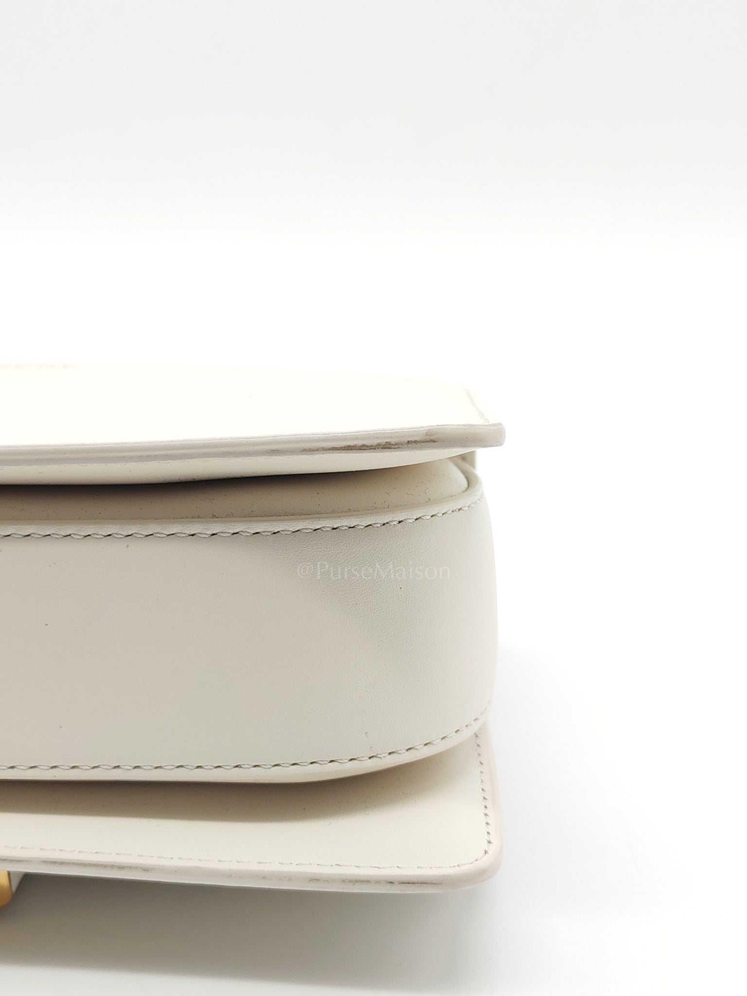 Small 4G Sliding Chain Ivory White Shoulder Bag | Purse Maison Luxury Bags Shop