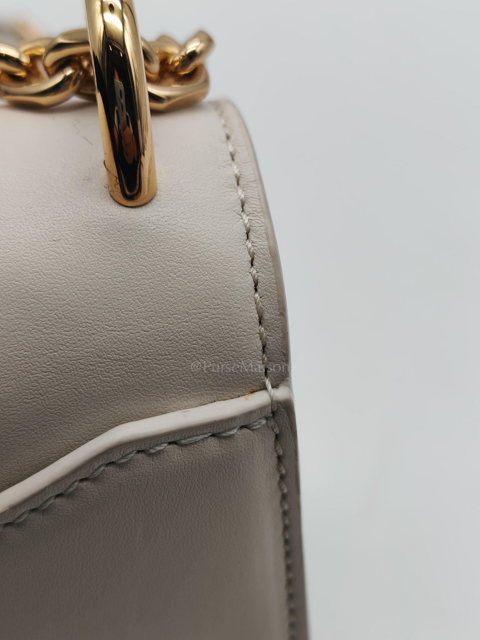 Small 4G Sliding Chain Ivory White Shoulder Bag | Purse Maison Luxury Bags Shop