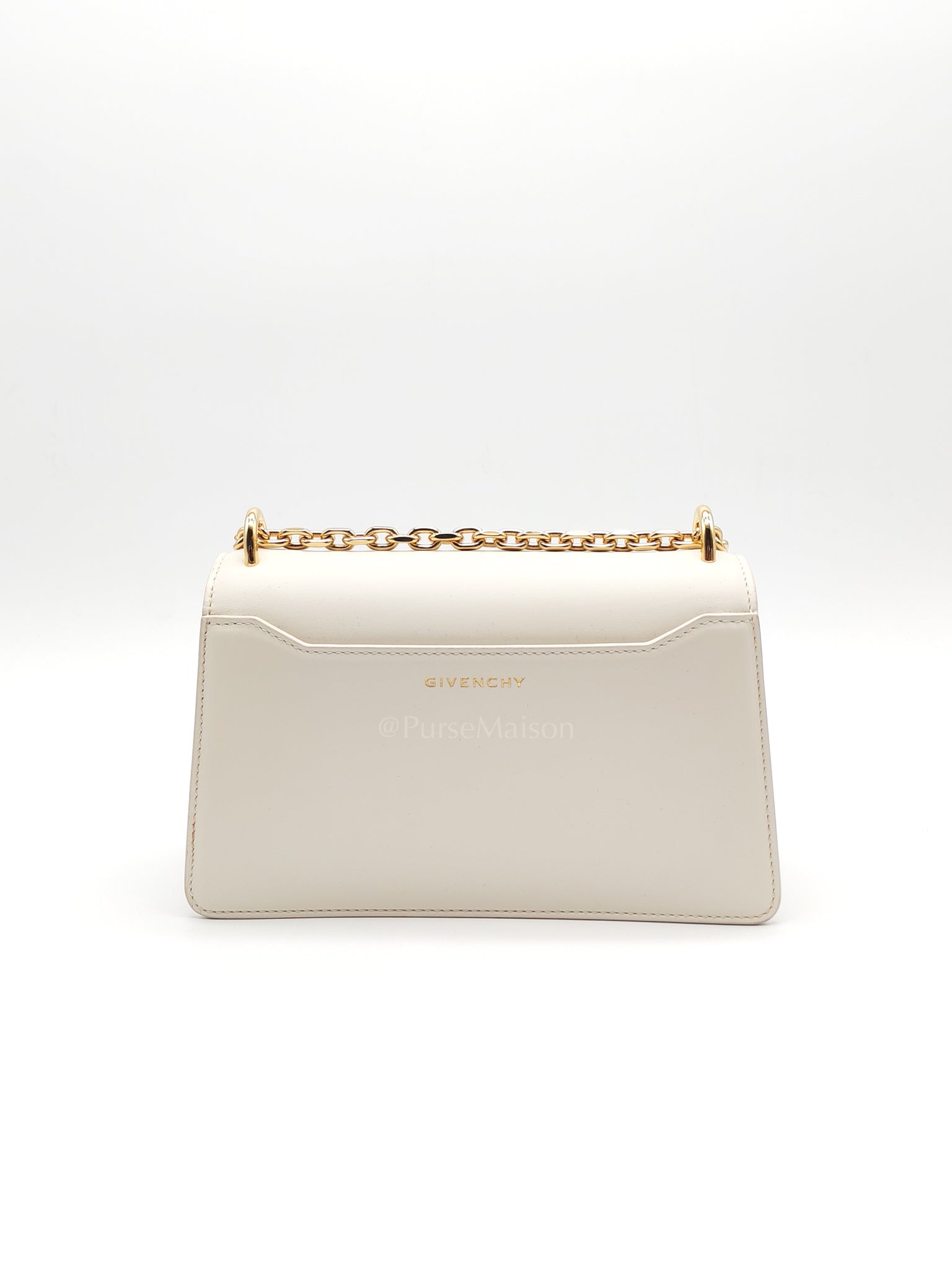 Small 4G Sliding Chain Ivory White Shoulder Bag | Purse Maison Luxury Bags Shop