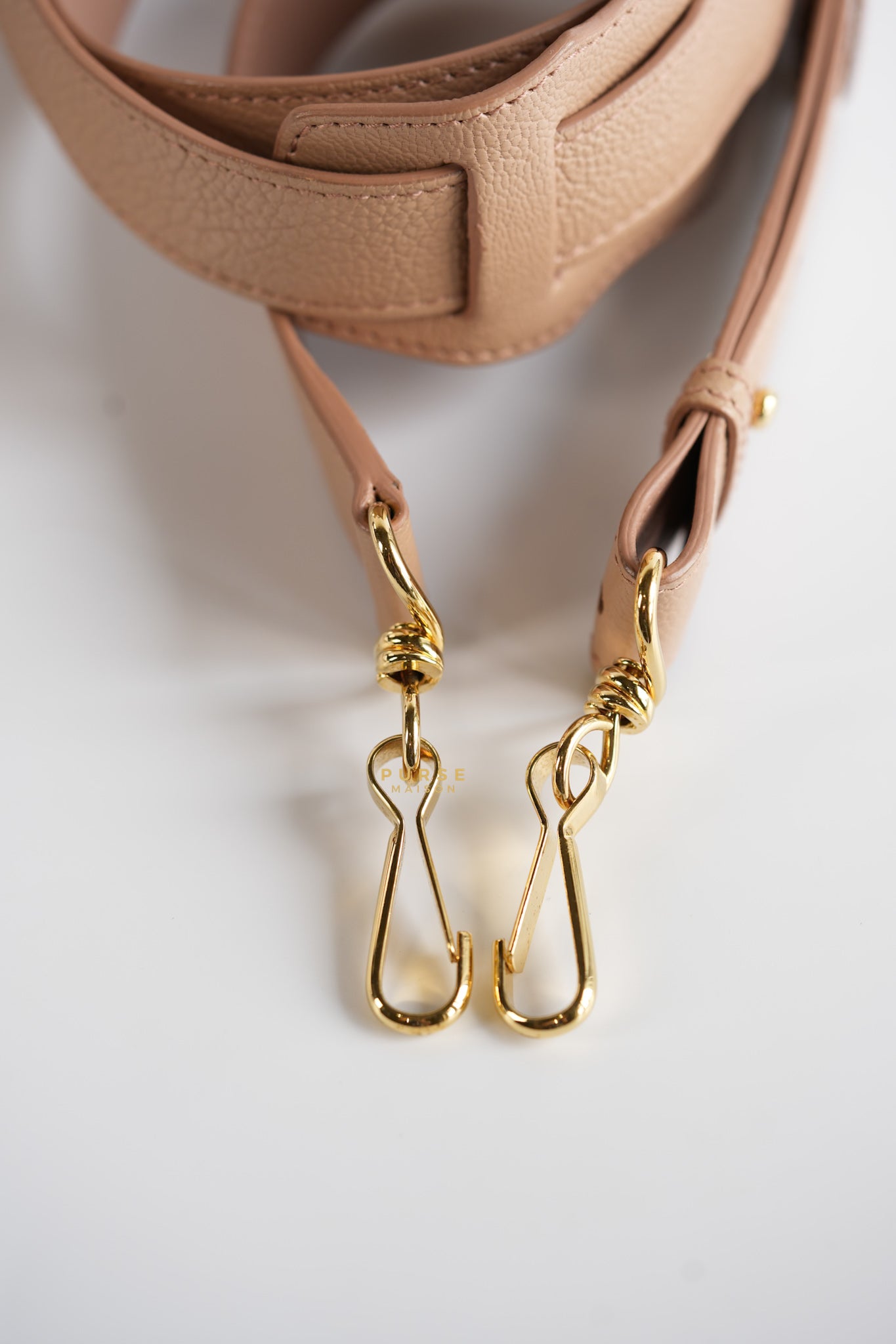 Small Classic City Sahara Beige Metallic Edge Crossbody Bag | Purse Maison Luxury Bags Shop