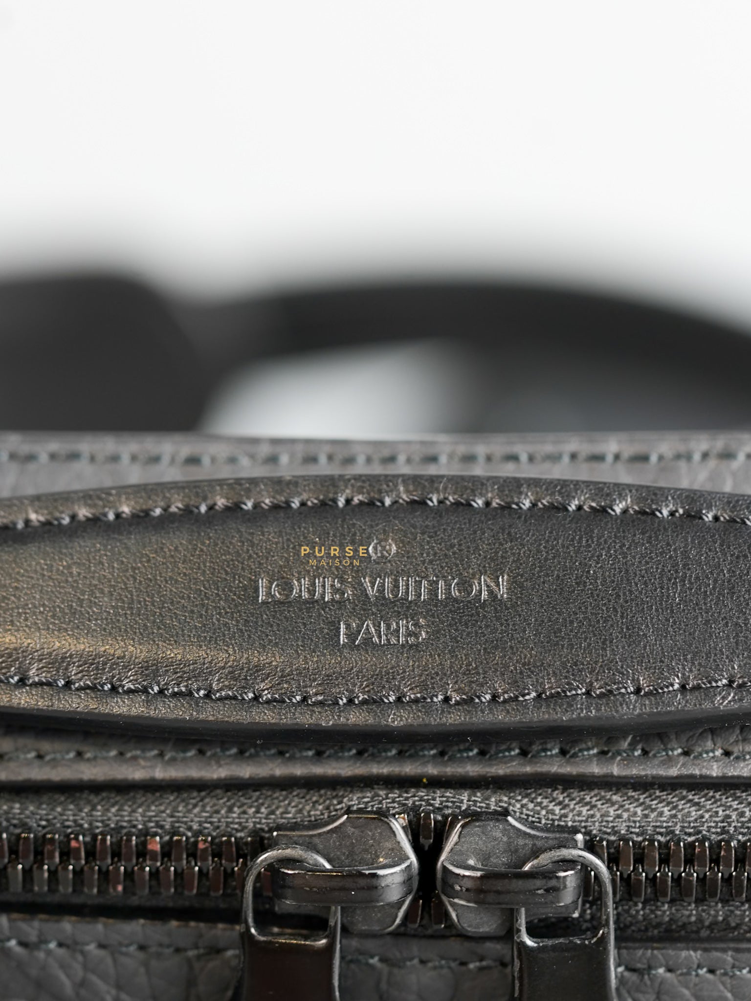 Soft Trunk Black Taurillion Monogram (microchip) | Purse Maison Luxury Bags Shop