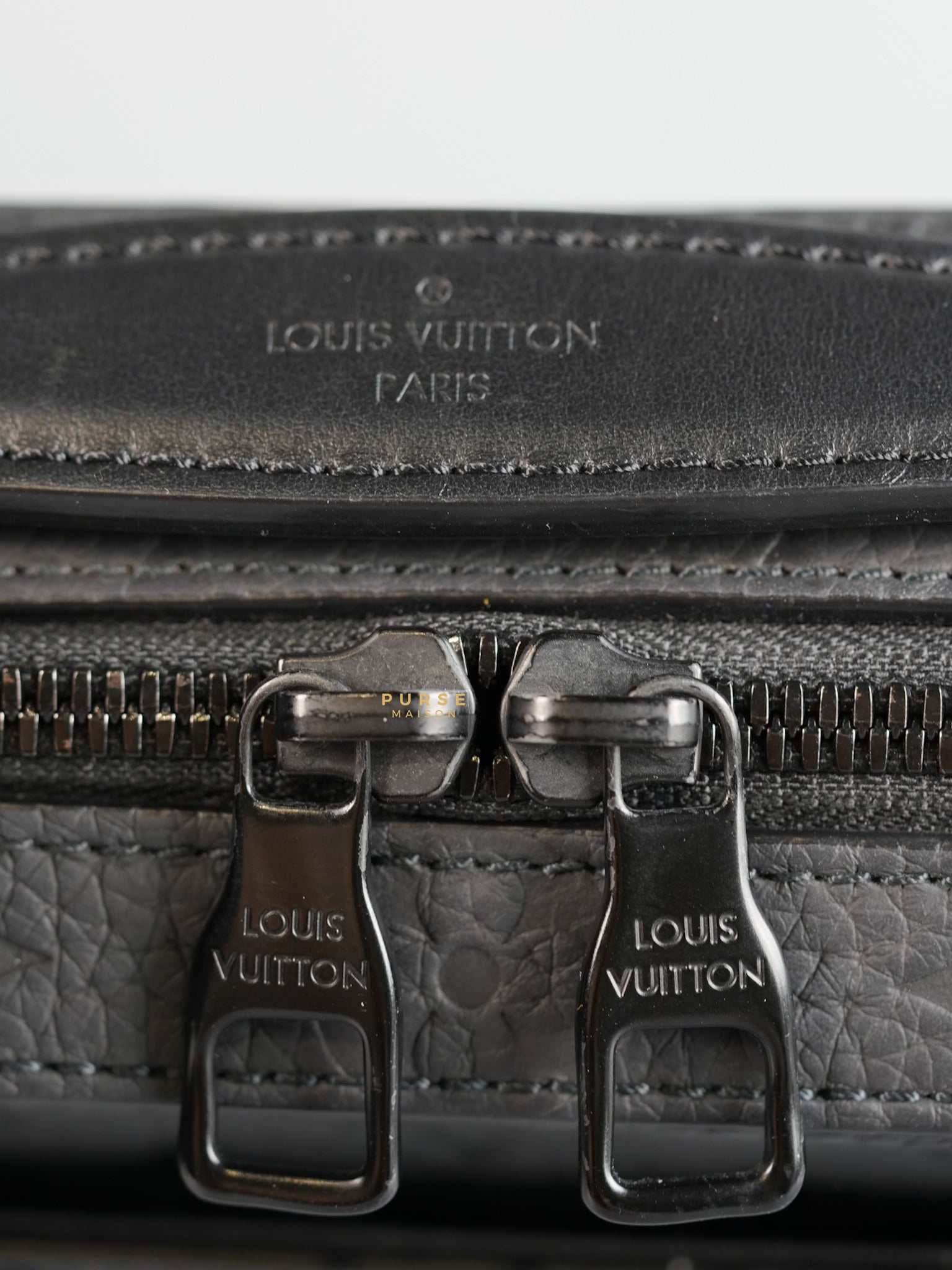 Soft Trunk Black Taurillion Monogram (microchip) | Purse Maison Luxury Bags Shop