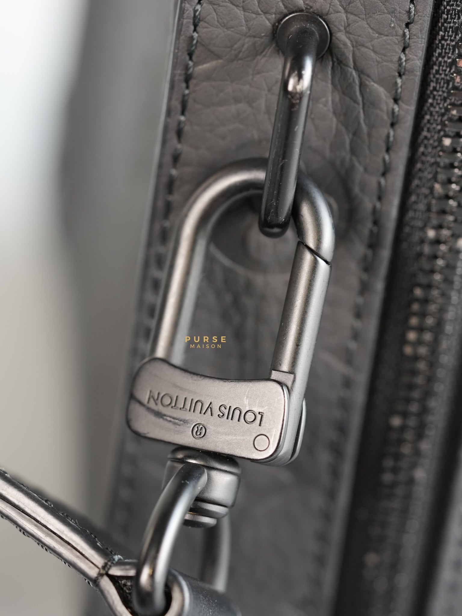 Soft Trunk Black Taurillion Monogram (microchip) | Purse Maison Luxury Bags Shop