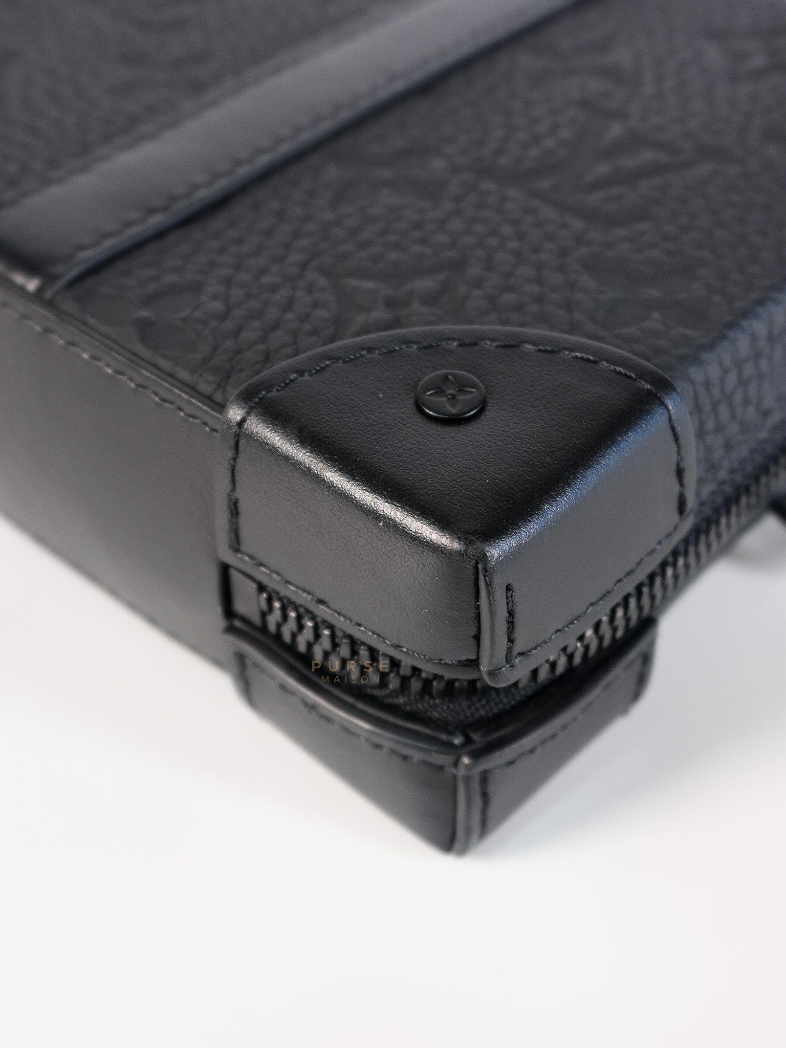 Soft Trunk Embossed Monogram Taurillon Leather (Microchip) | Purse Maison Luxury Bags Shop