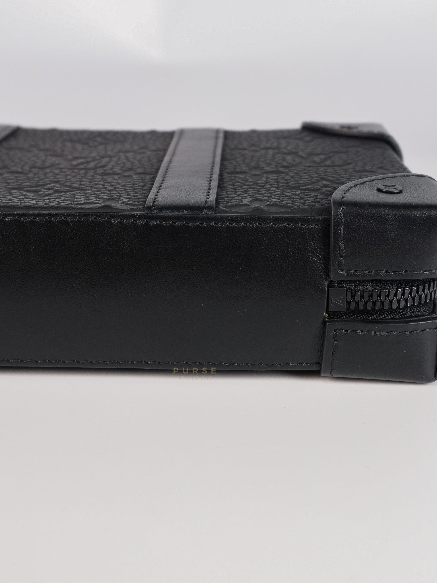 Soft Trunk Embossed Monogram Taurillon Leather (Microchip) | Purse Maison Luxury Bags Shop