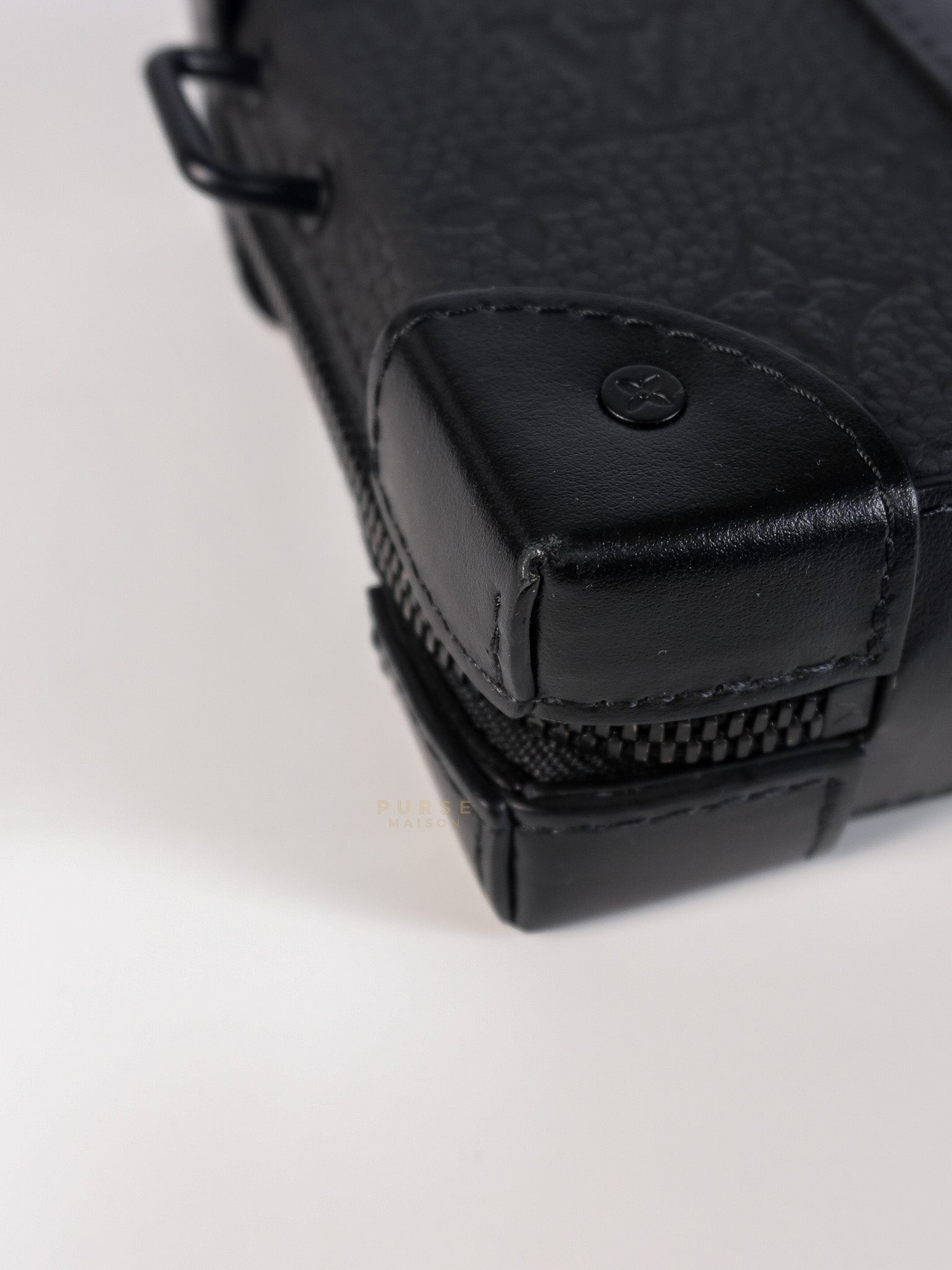 Soft Trunk Embossed Monogram Taurillon Leather (Microchip) | Purse Maison Luxury Bags Shop