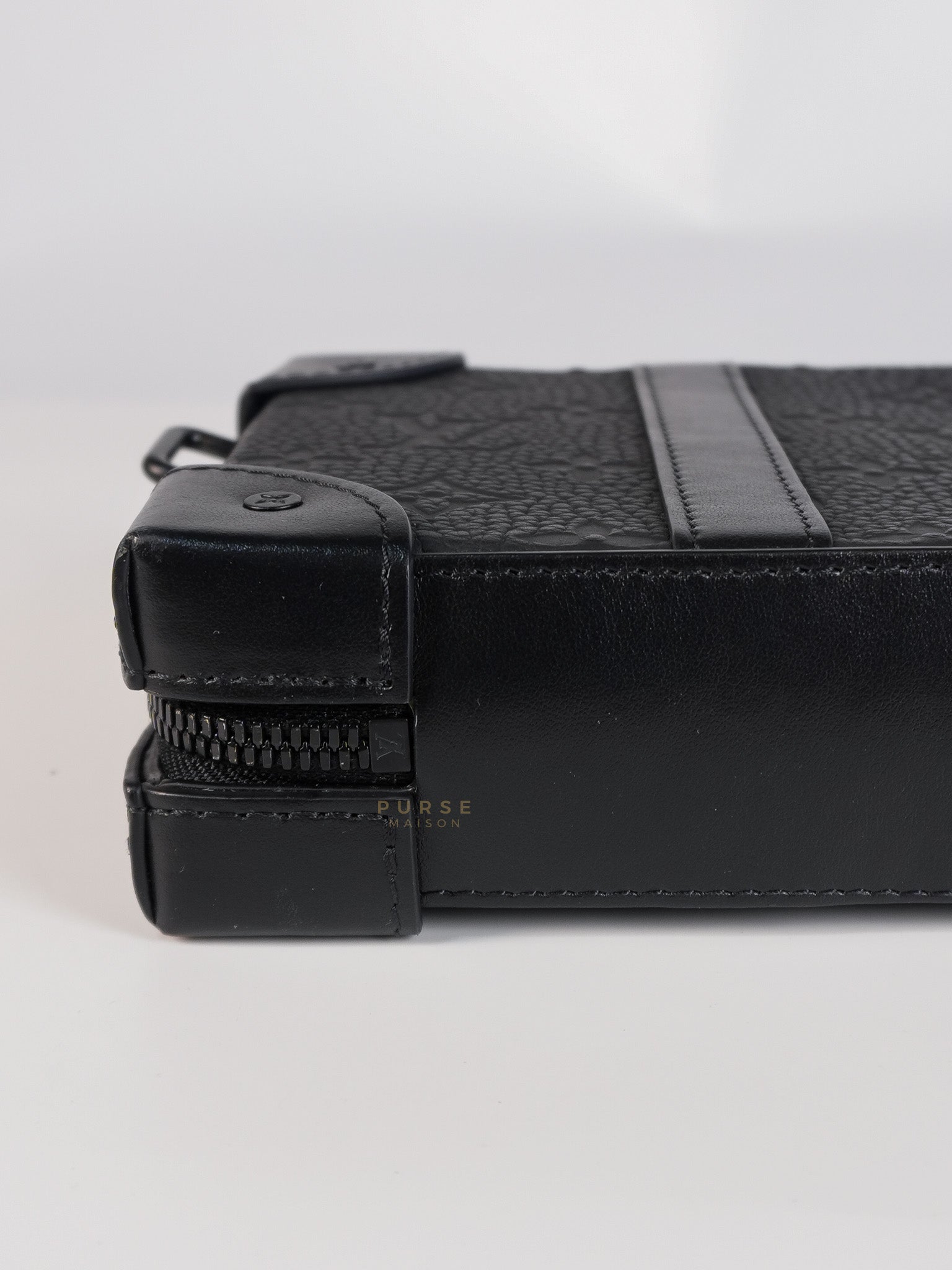 Soft Trunk Embossed Monogram Taurillon Leather (Microchip) | Purse Maison Luxury Bags Shop