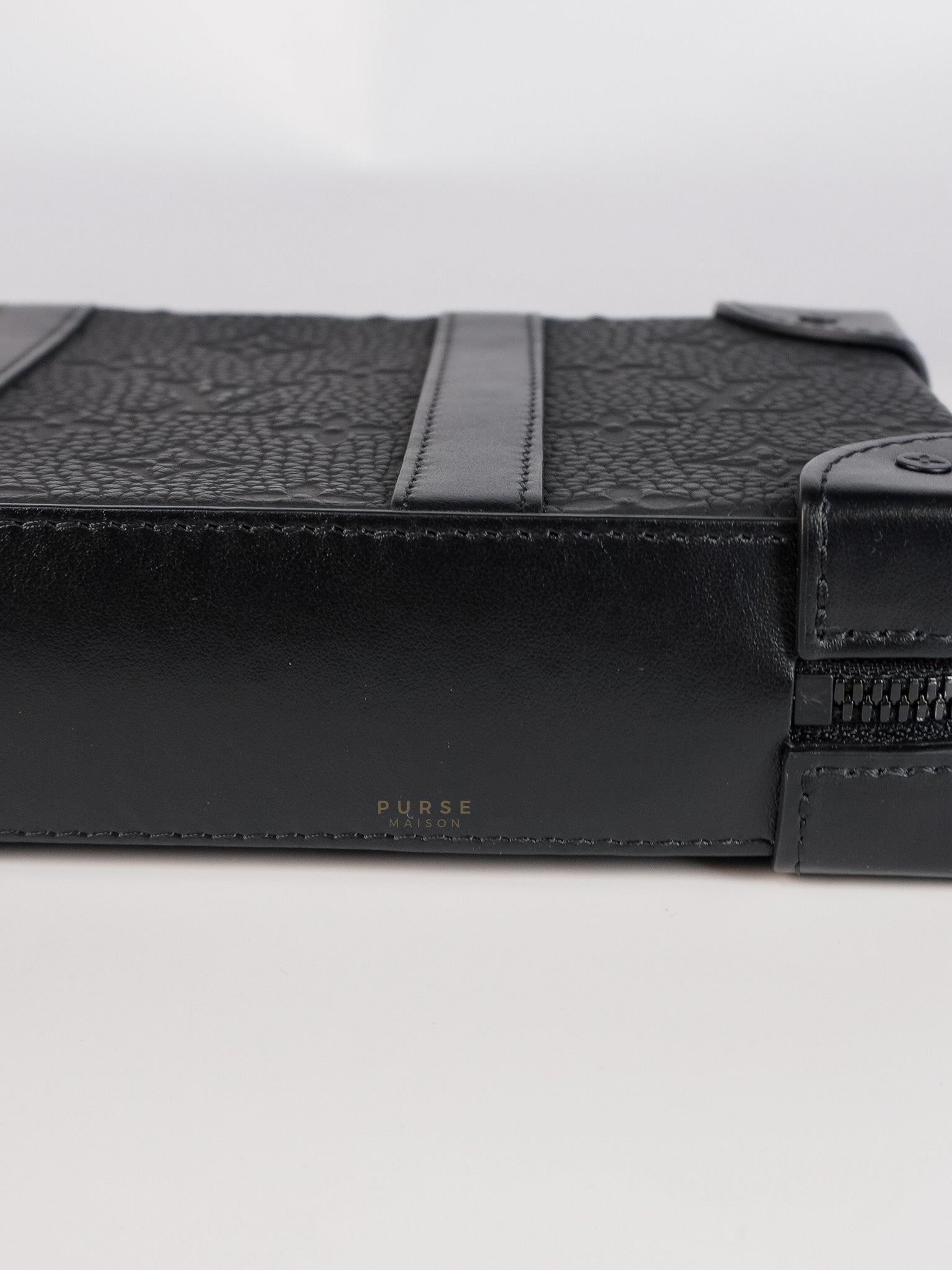 Soft Trunk Embossed Monogram Taurillon Leather (Microchip) | Purse Maison Luxury Bags Shop
