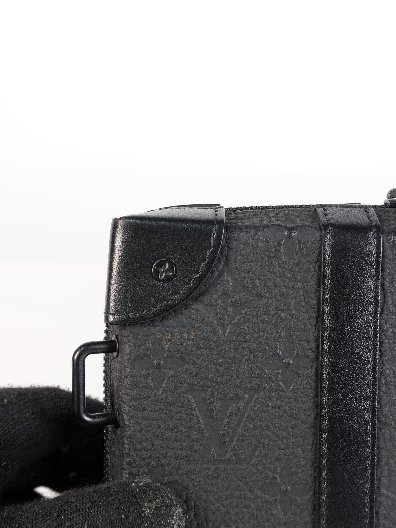 Soft Trunk Embossed Monogram Taurillon Leather (Microchip) | Purse Maison Luxury Bags Shop