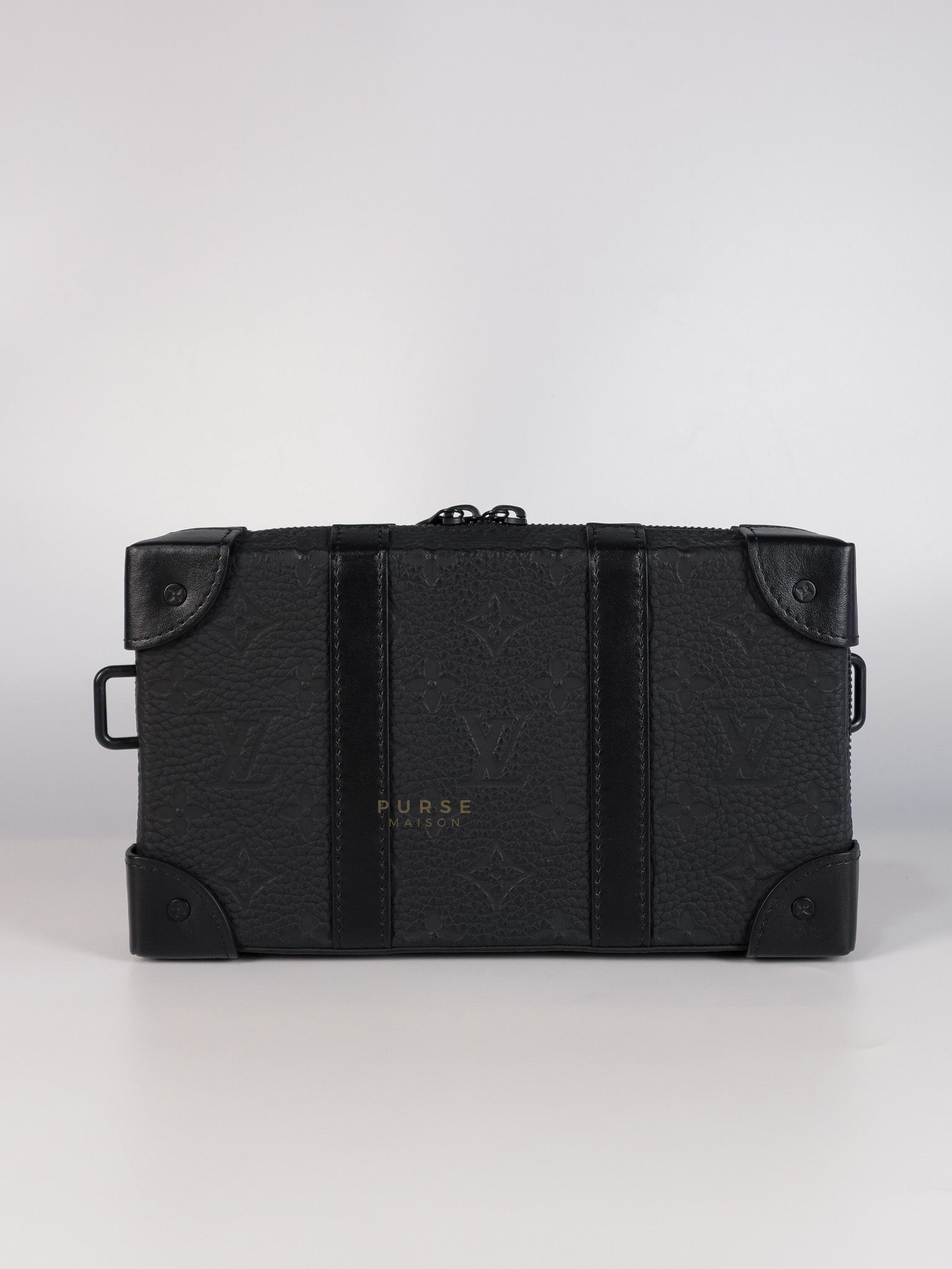 Soft Trunk Embossed Monogram Taurillon Leather (Microchip) | Purse Maison Luxury Bags Shop