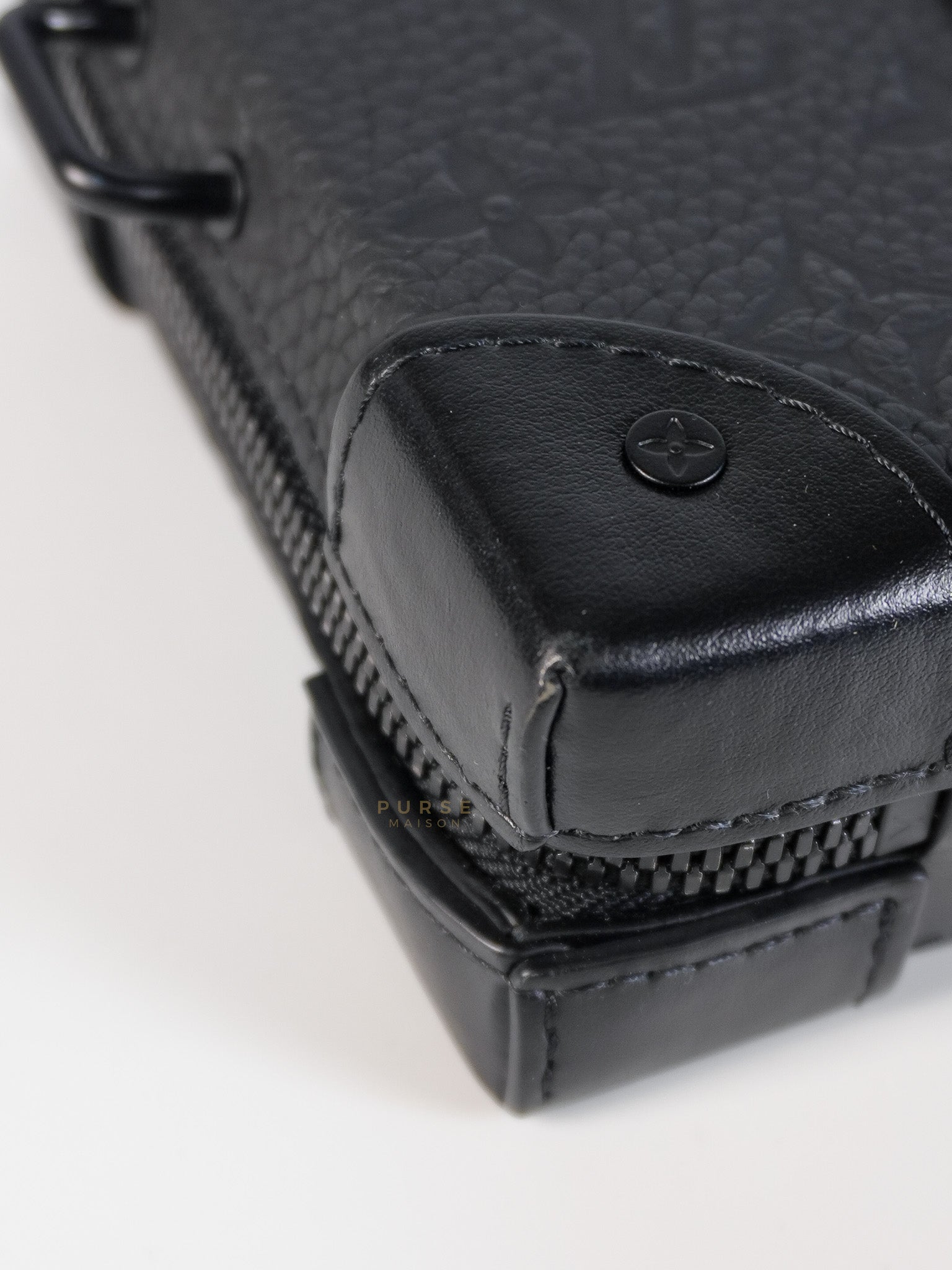 Soft Trunk Embossed Monogram Taurillon Leather (Microchip) | Purse Maison Luxury Bags Shop