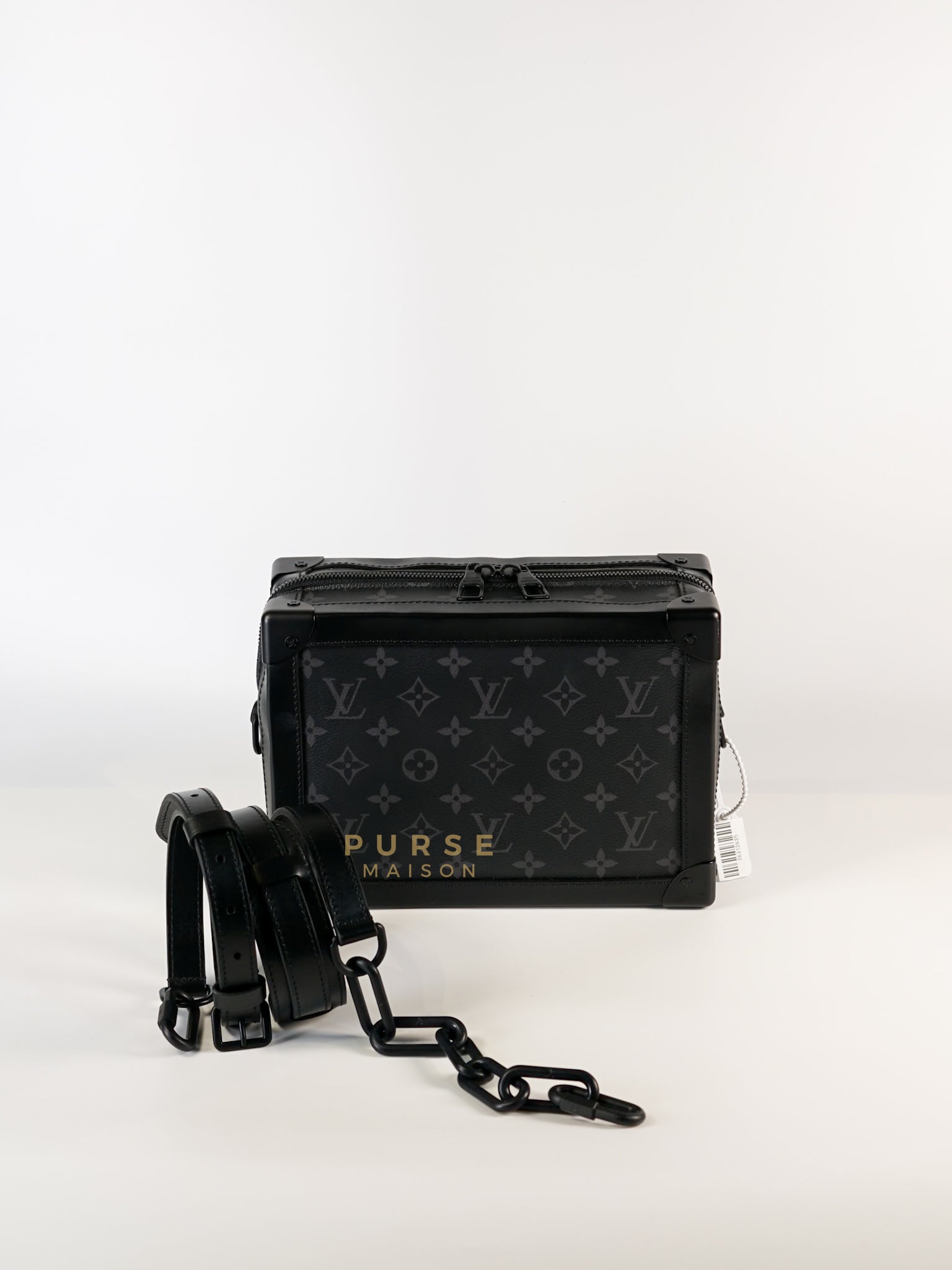 Soft Trunk in Monogram Eclipse Canvas (Date code: DU5119) | Purse Maison Luxury Bags Shop