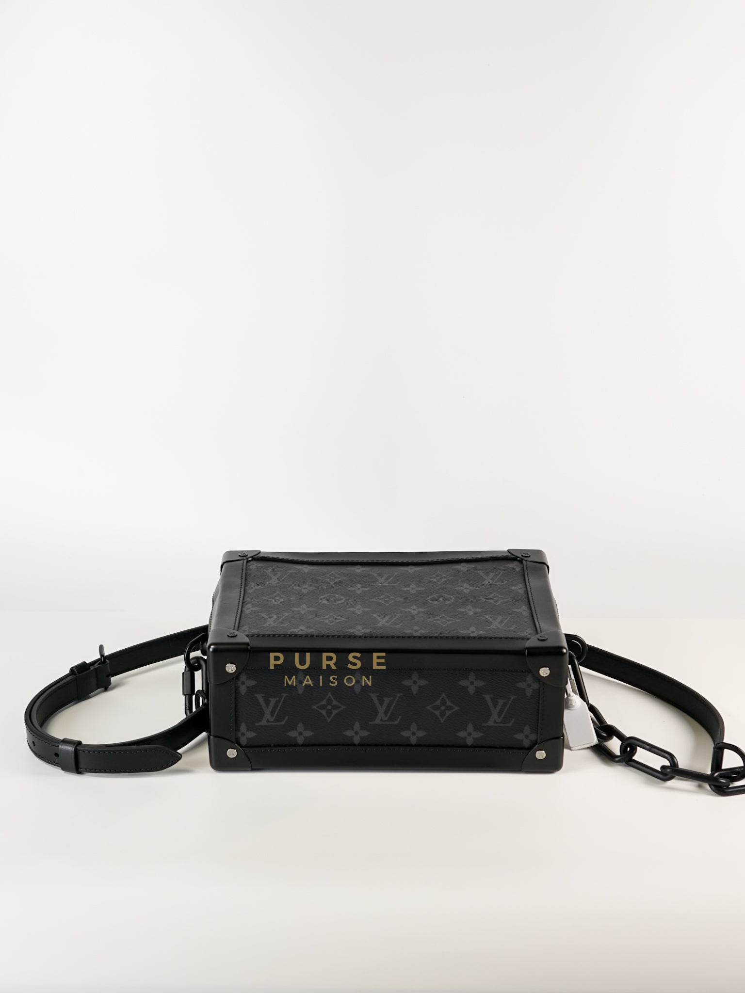 Soft Trunk in Monogram Eclipse Canvas (Date code: DU5119) | Purse Maison Luxury Bags Shop