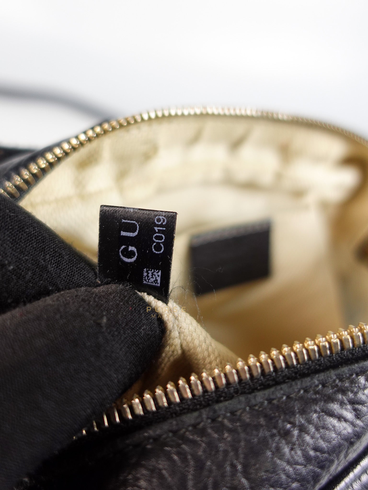 Soho Shoulder Bag Small in Black Gold Hardware | Purse Maison Luxury Bags Shop