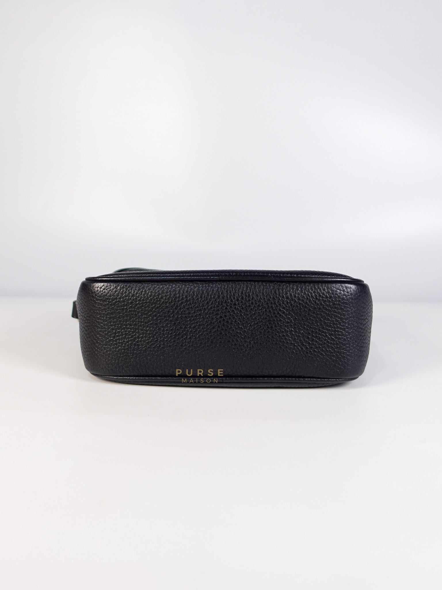 Soho Shoulder Bag Small in Black Gold Hardware | Purse Maison Luxury Bags Shop