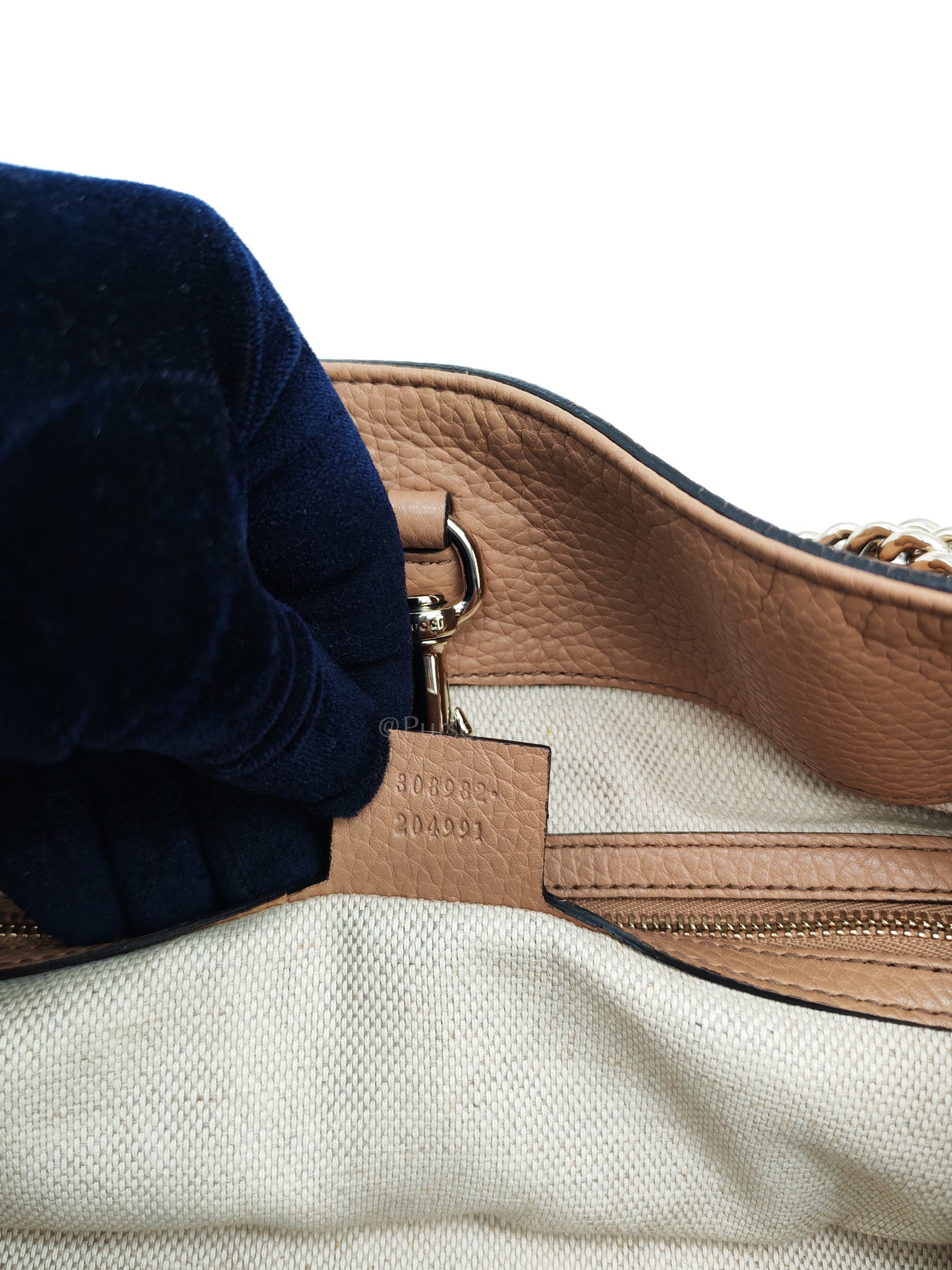 Soho in Beige Grained Calfskin Leather Totebag | Purse Maison Luxury Bags Shop