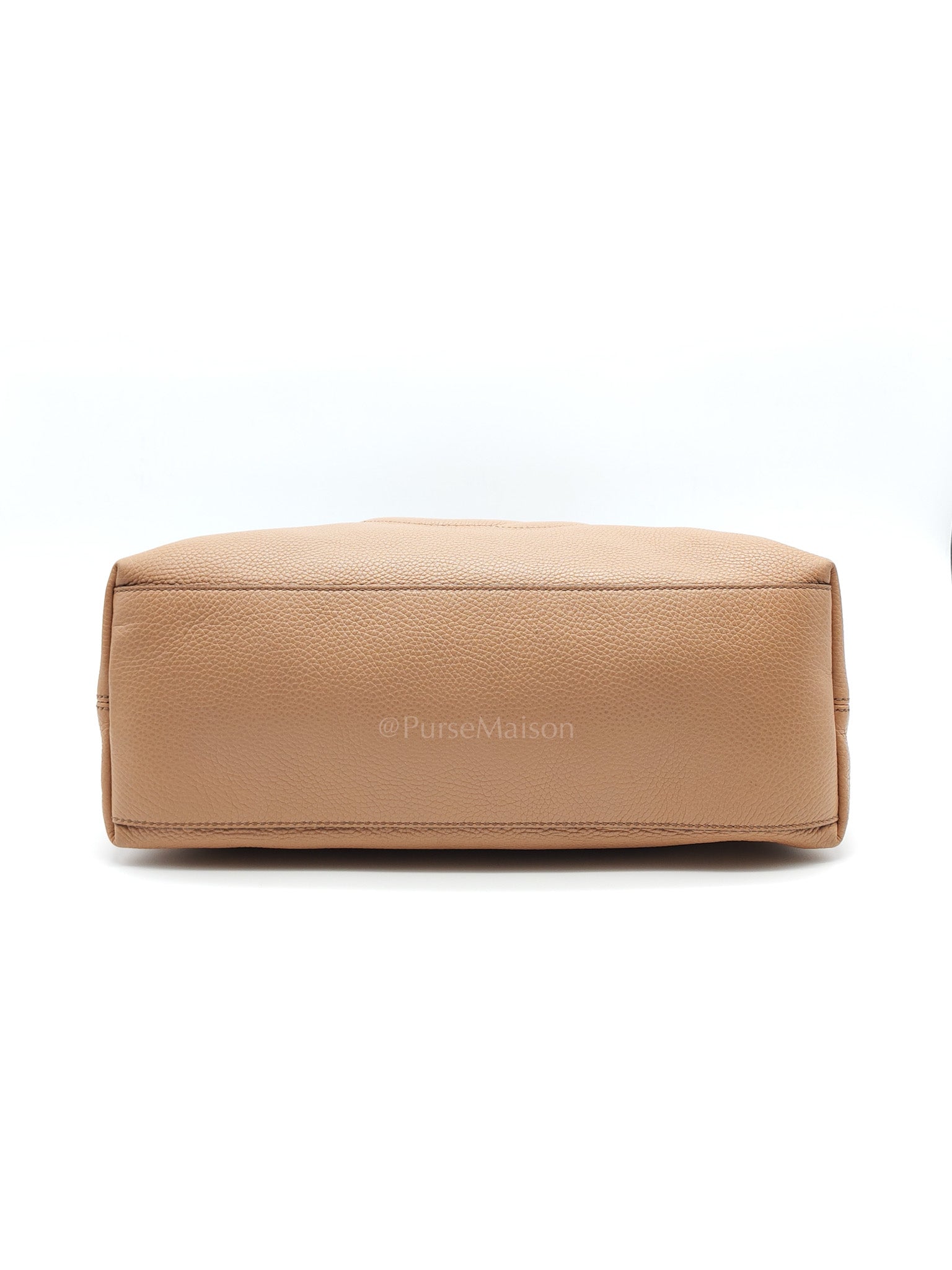 Soho in Beige Grained Calfskin Leather Totebag | Purse Maison Luxury Bags Shop