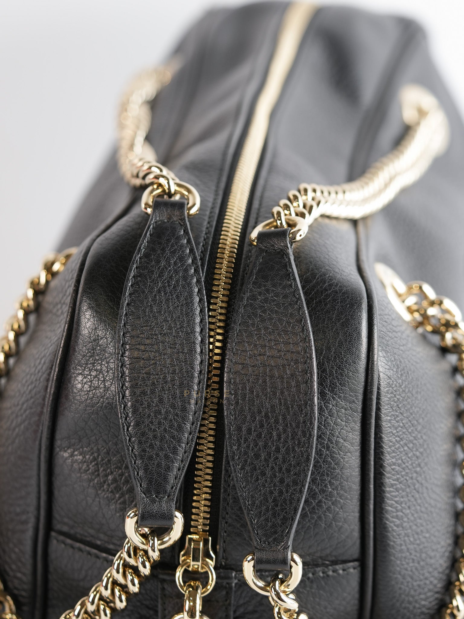 Soho Pebbled Calfskin Leather Tote Bag | Purse Maison Luxury Bags Shop