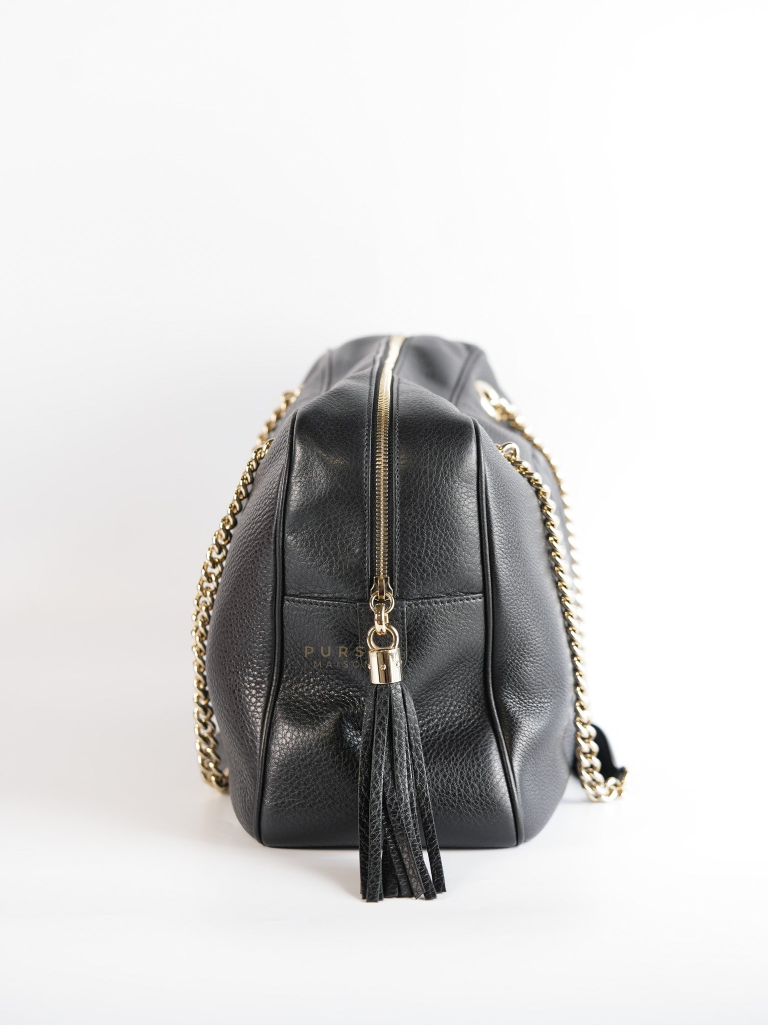 Soho Pebbled Calfskin Leather Tote Bag | Purse Maison Luxury Bags Shop