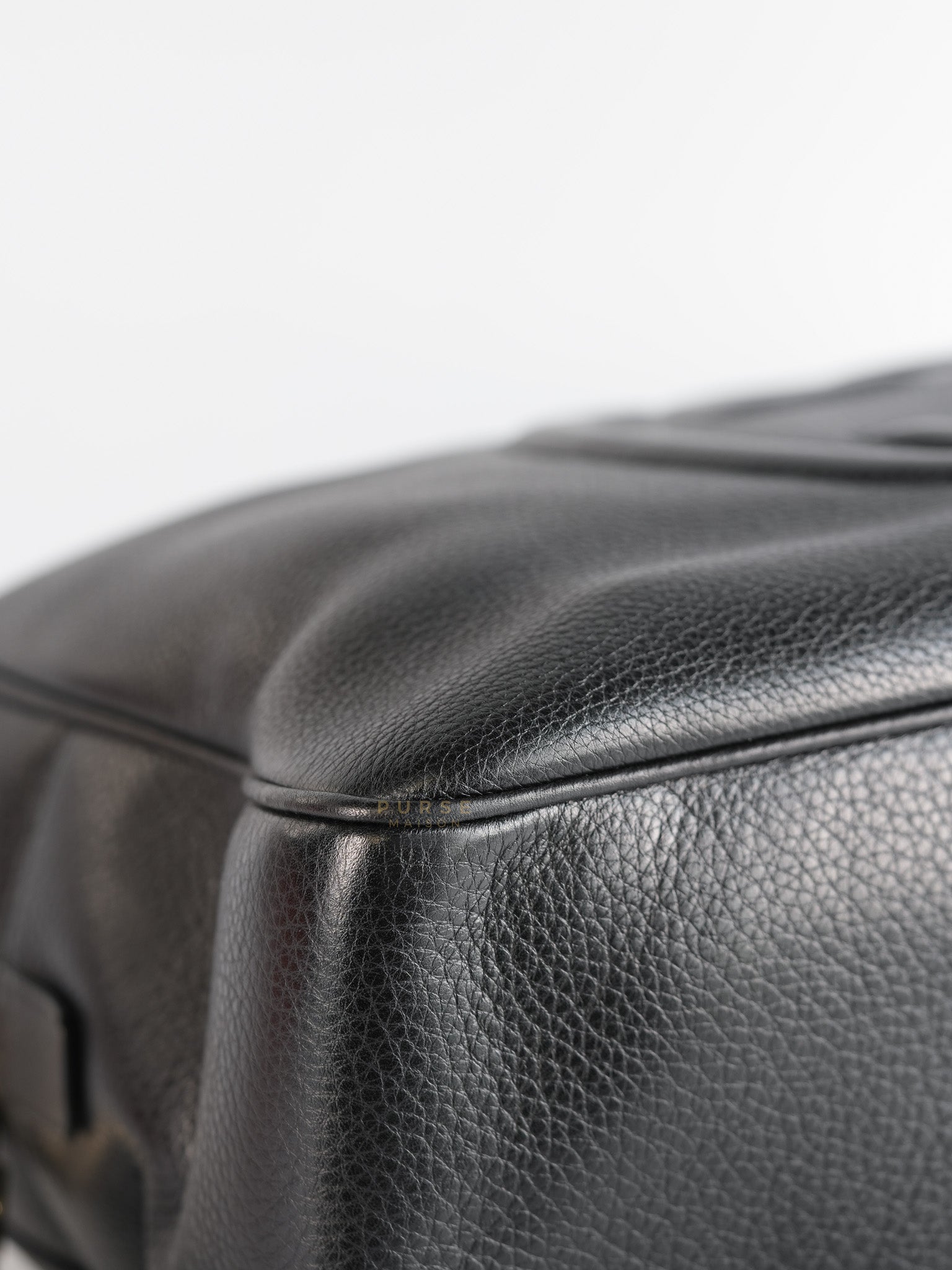 Soho Pebbled Calfskin Leather Tote Bag | Purse Maison Luxury Bags Shop
