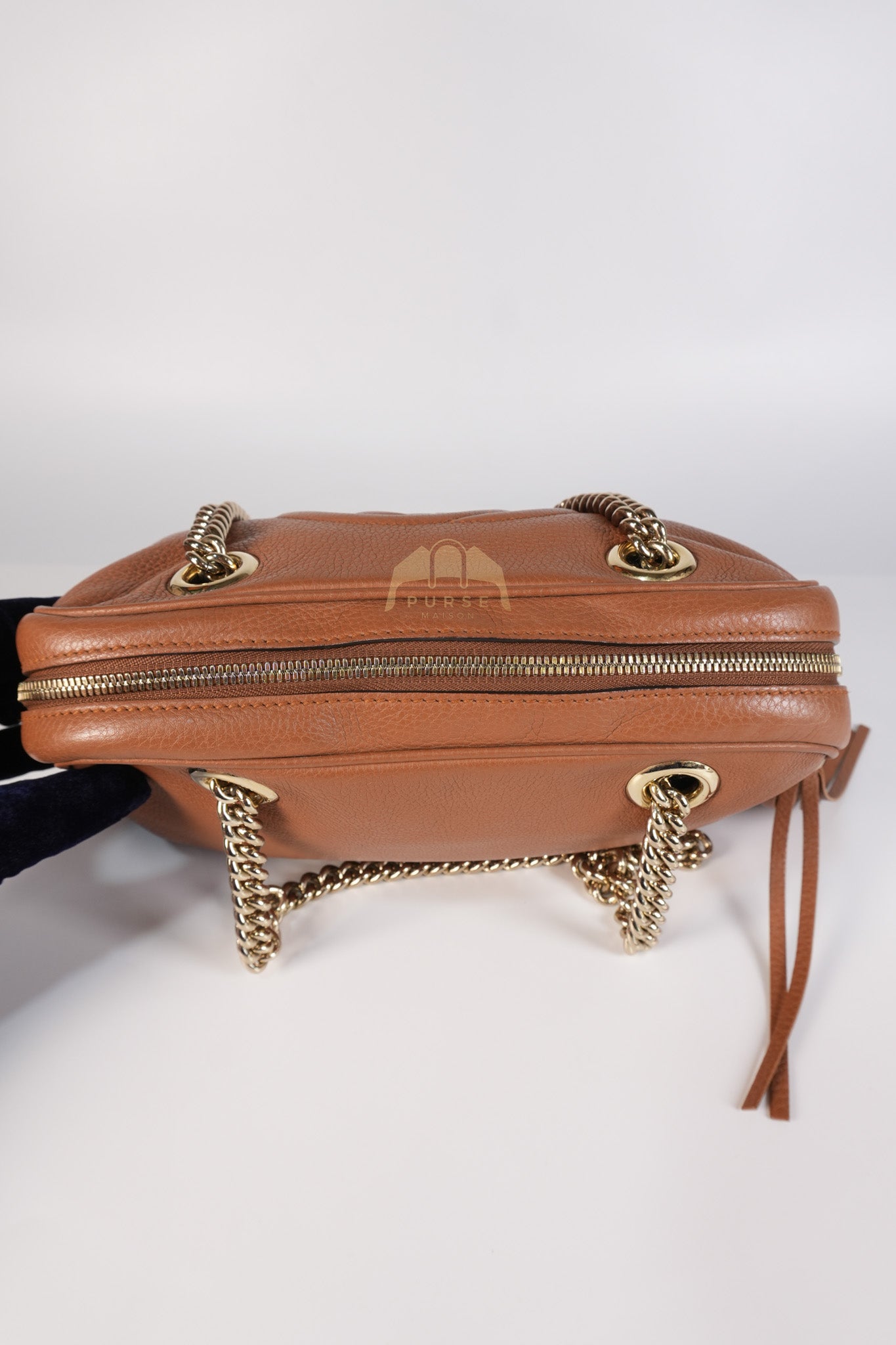 Soho Tassel Chain Bag Interlocking G in Brown | Purse Maison Luxury Bags Shop