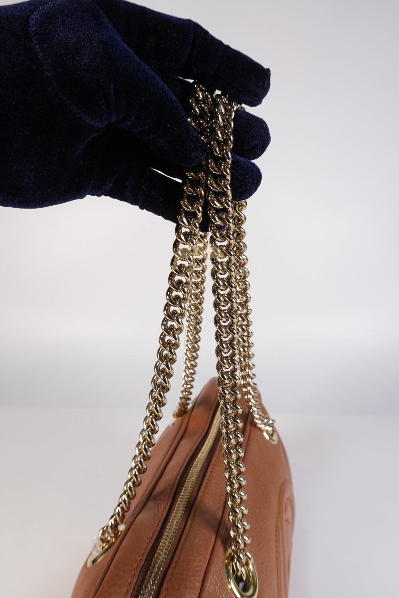 Soho Tassel Chain Bag Interlocking G in Brown | Purse Maison Luxury Bags Shop