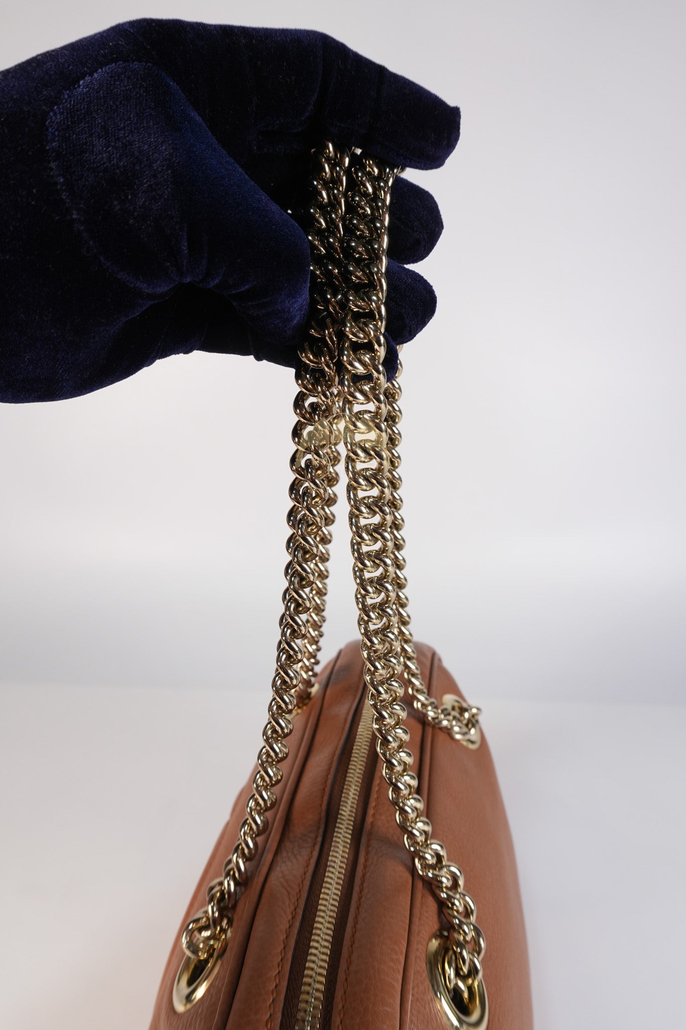 Soho Tassel Chain Bag Interlocking G in Brown | Purse Maison Luxury Bags Shop