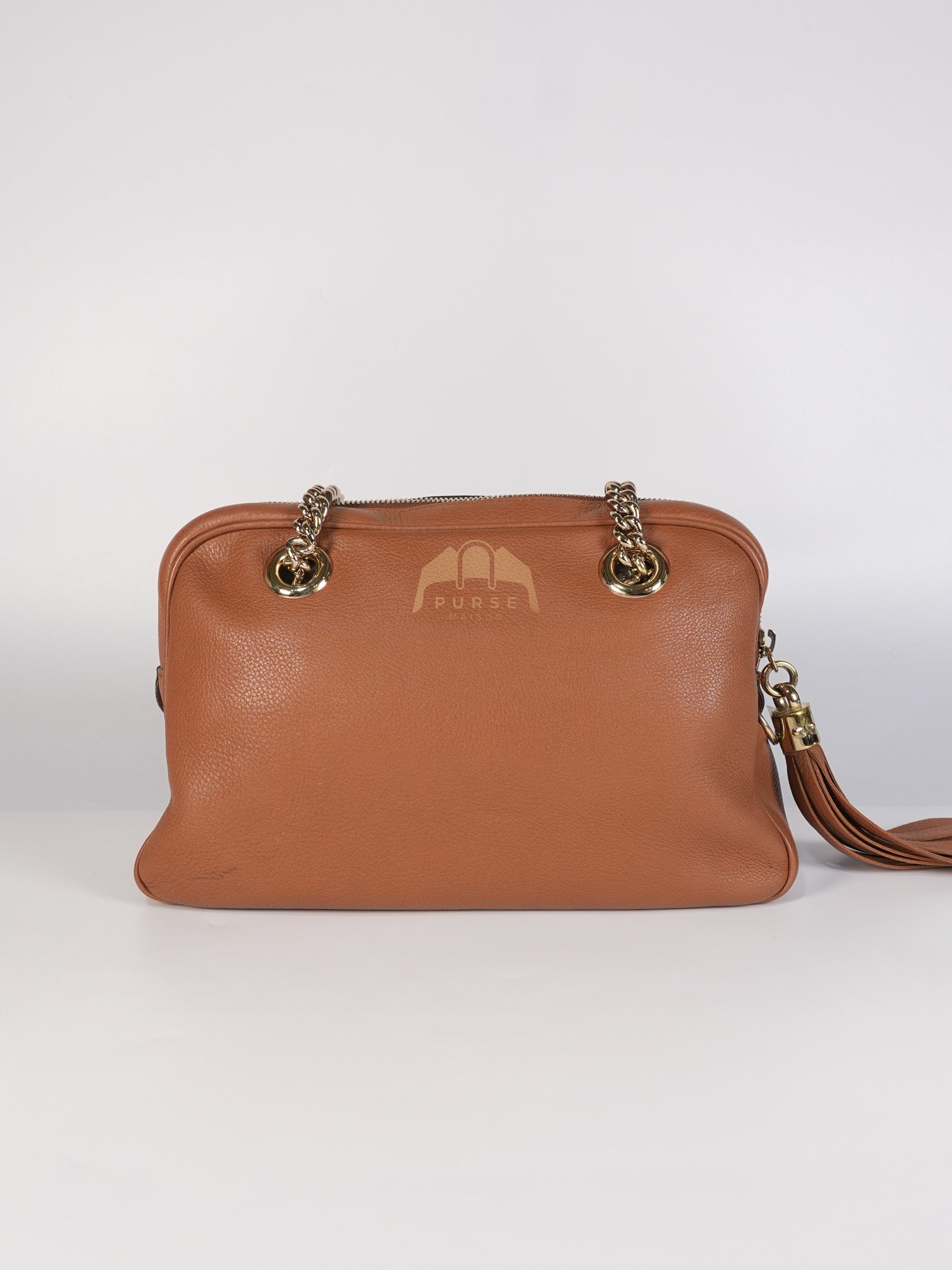 Soho Tassel Chain Bag Interlocking G in Brown | Purse Maison Luxury Bags Shop