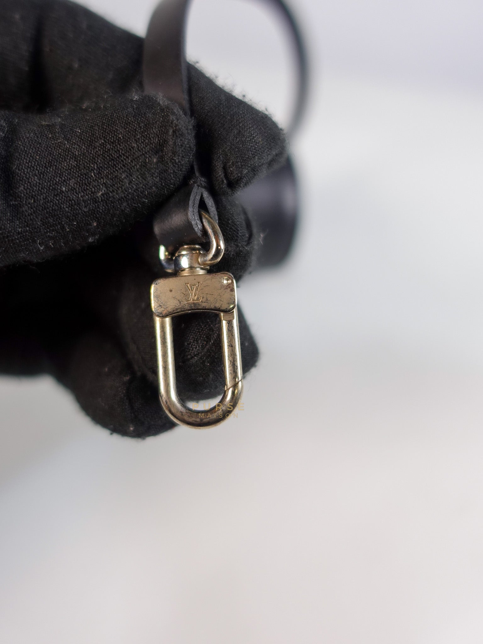 Soufflot Hand Bag in Black Epi Leather & Silver Hardware (Date Code: MI1026) | Purse Maison Luxury Bags Shop