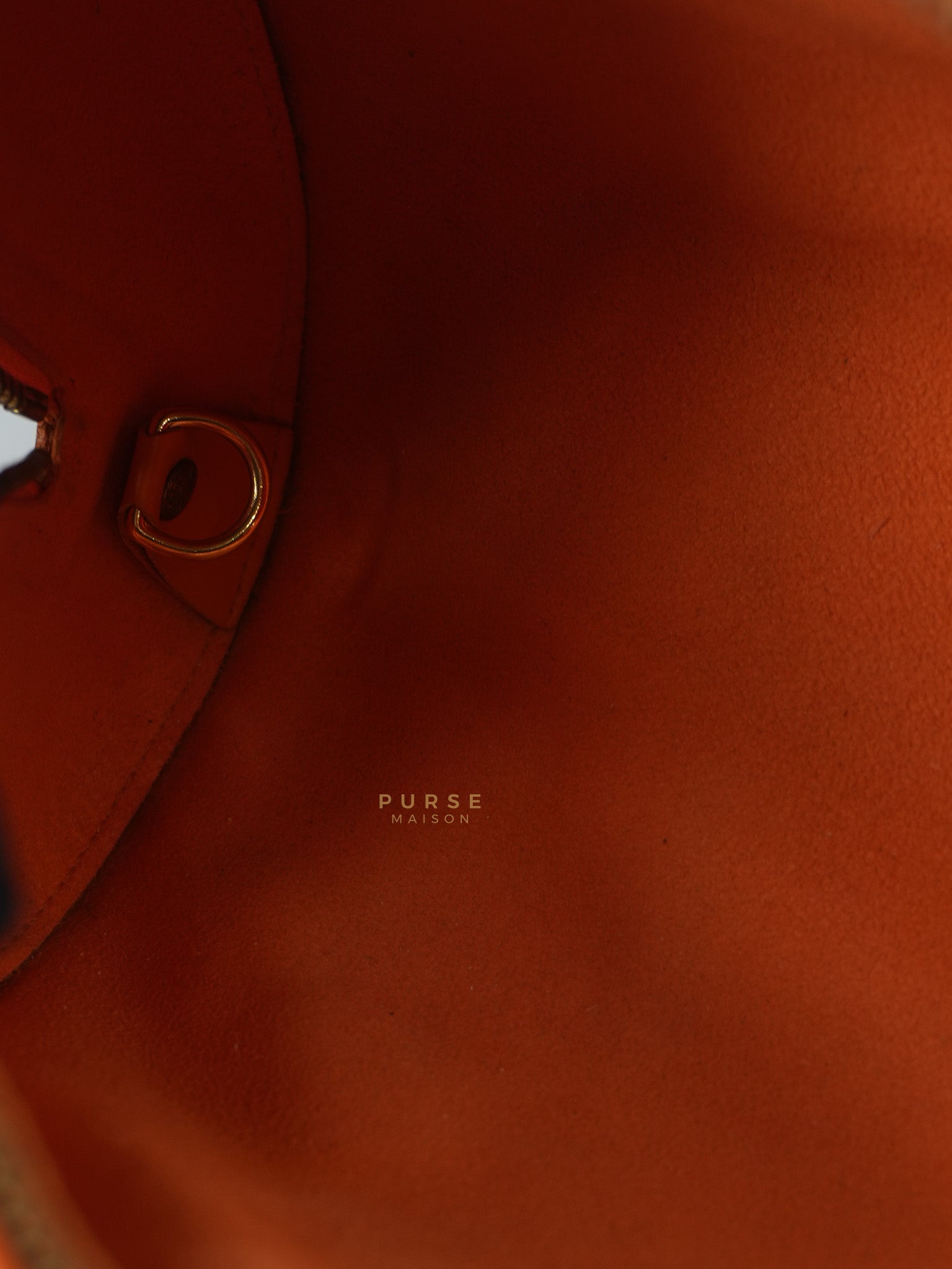 Soufflot Hand Bag Small in Orange Epi Leather (Date Code: MI0044) | Purse Maison Luxury Bags Shop