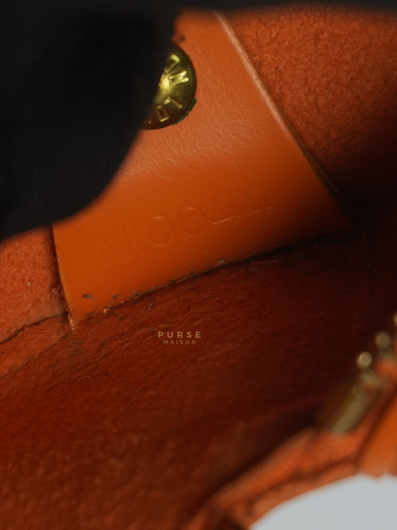 Soufflot Hand Bag Small in Orange Epi Leather (Date Code: MI0044) | Purse Maison Luxury Bags Shop