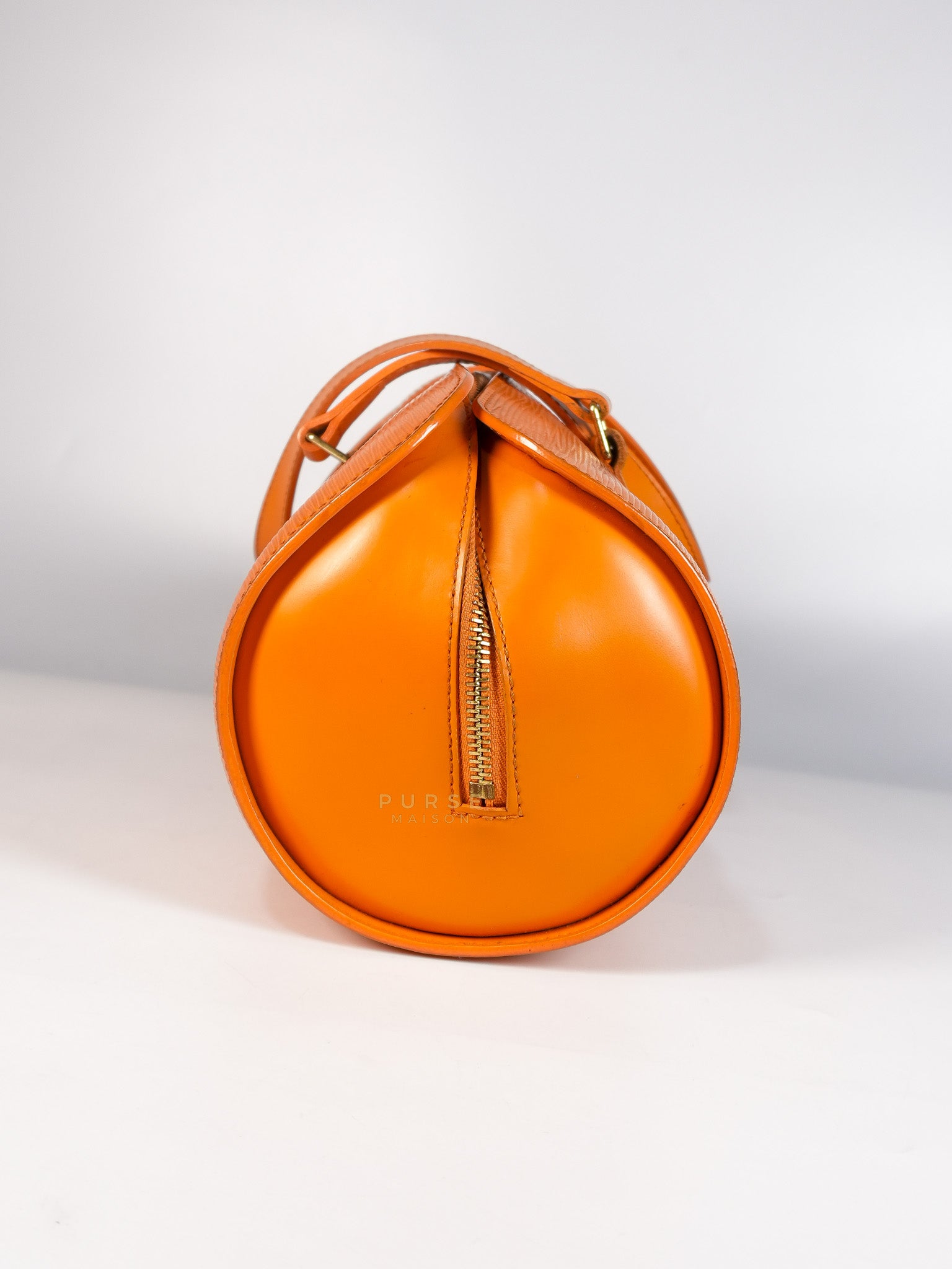 Soufflot Hand Bag Small in Orange Epi Leather (Date Code: MI0044) | Purse Maison Luxury Bags Shop