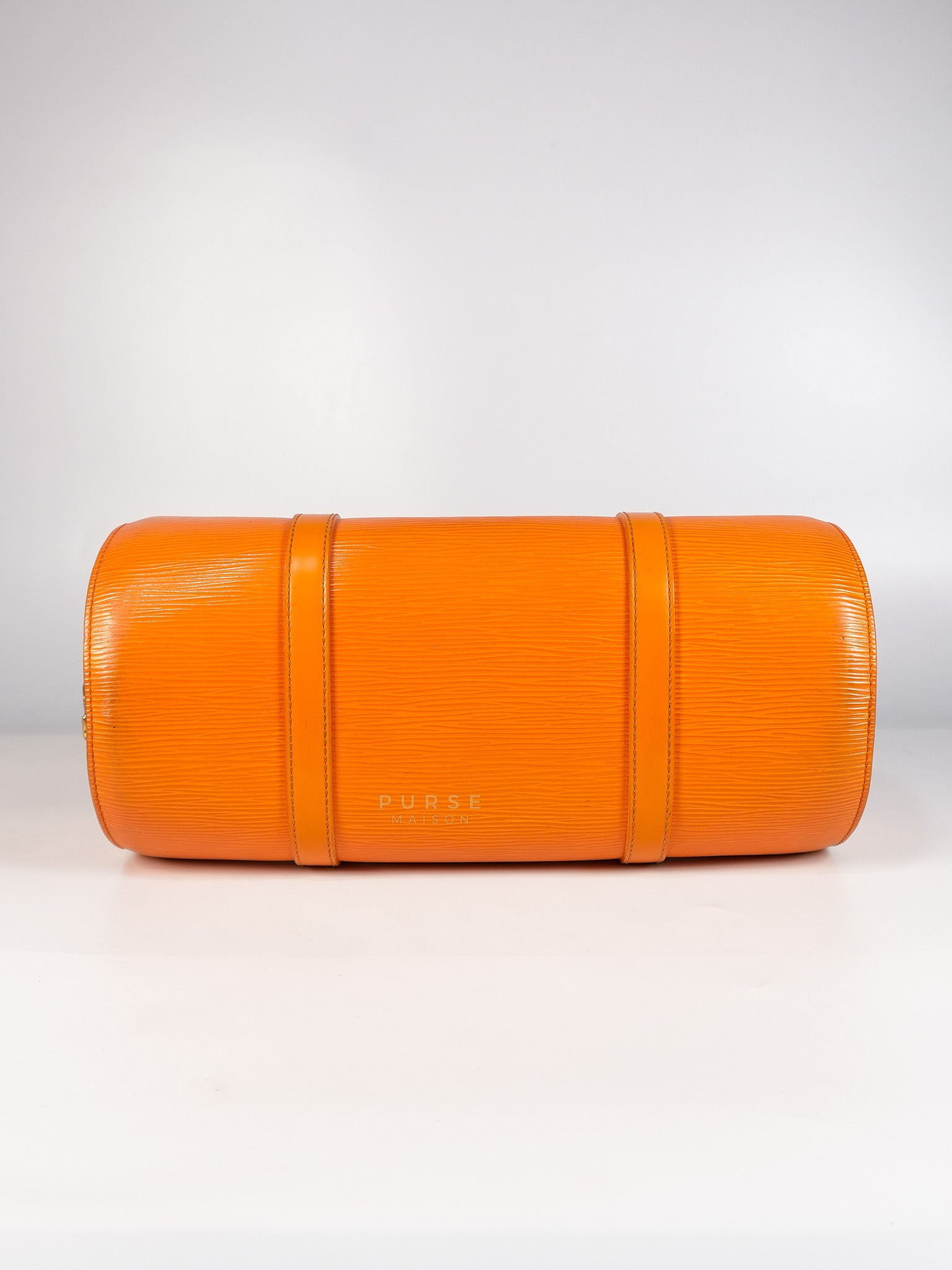 Soufflot Hand Bag Small in Orange Epi Leather (Date Code: MI0044) | Purse Maison Luxury Bags Shop