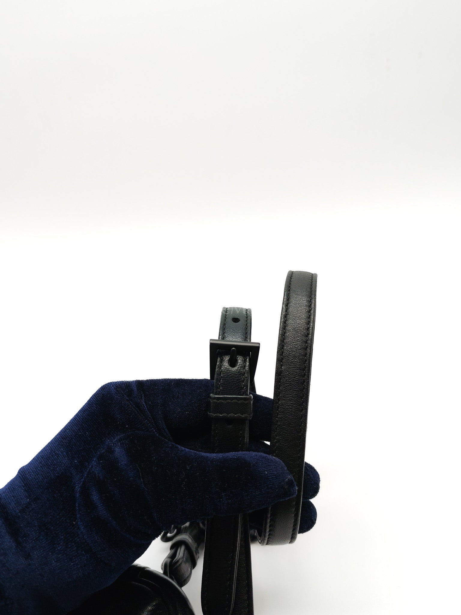 Spectrum Quilted in So Black Nappa Leather Camera Bag | Purse Maison Luxury Bags Shop