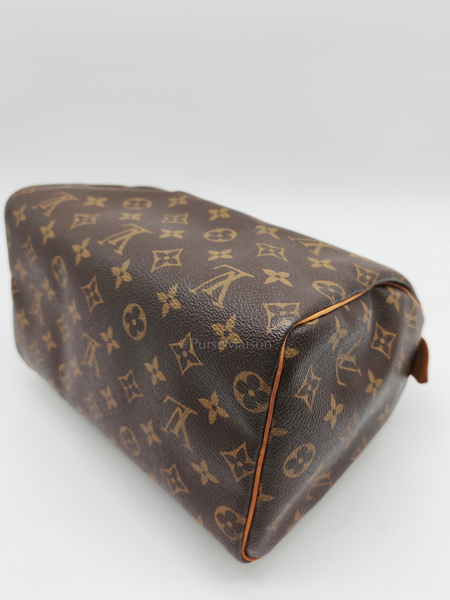Speedy 25 Bag in Monogram Canvas & Aged Gold Hardware (Datecode: SP0052) | Purse Maison Luxury Bags Shop